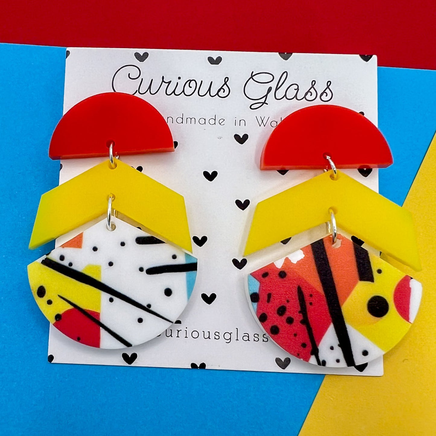 Limited Edition Abstract Acrylic Earrings