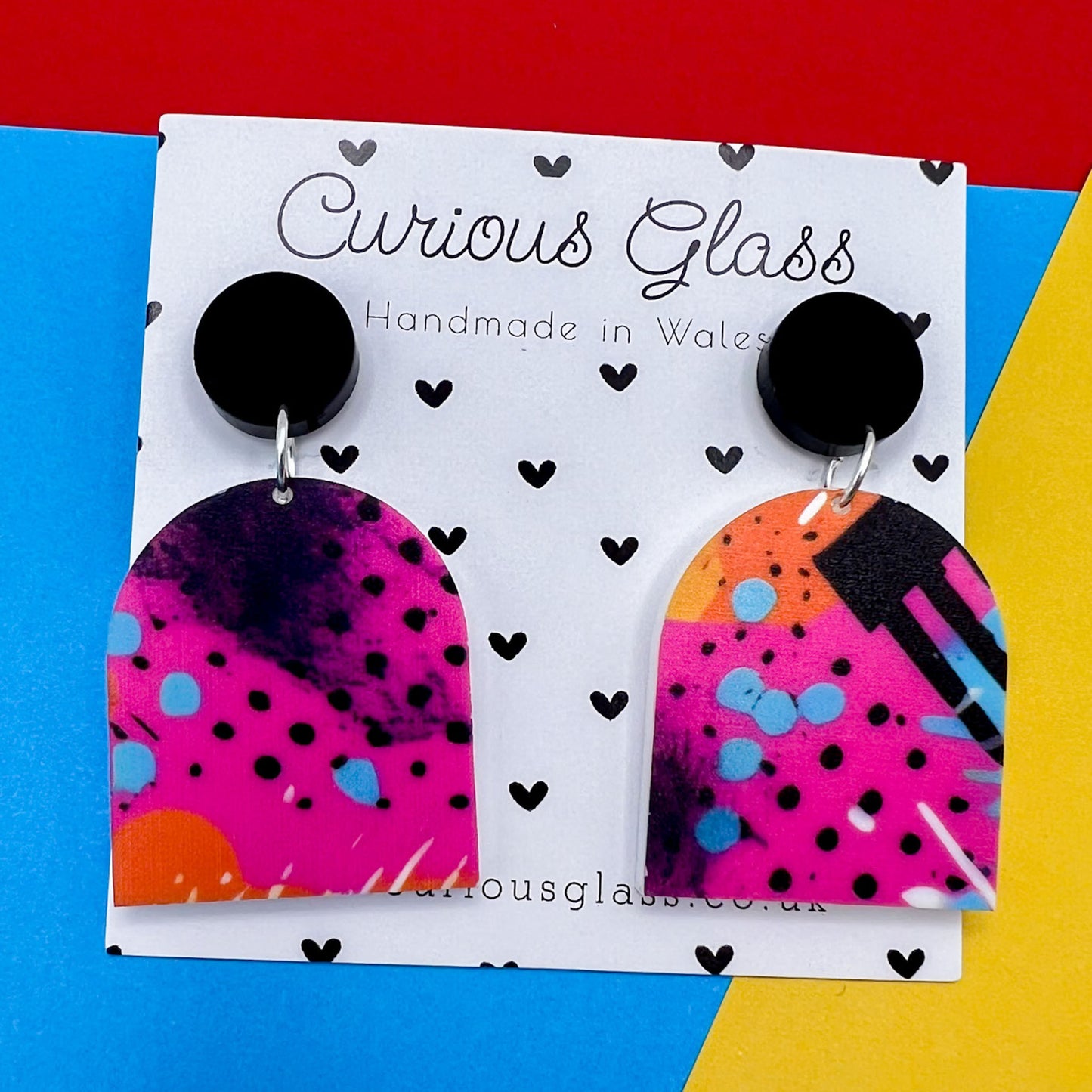 Limited Edition Abstract Acrylic Earrings
