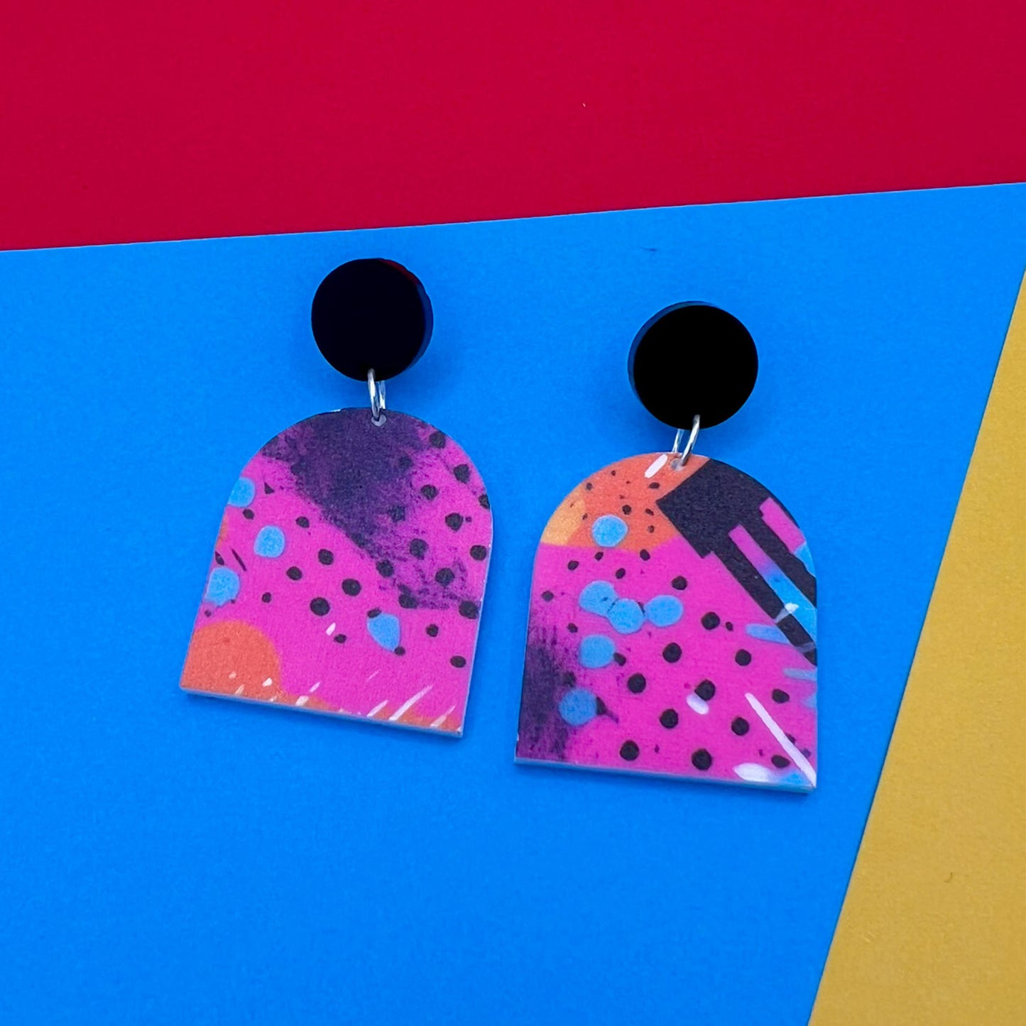 Limited Edition Abstract Acrylic Earrings