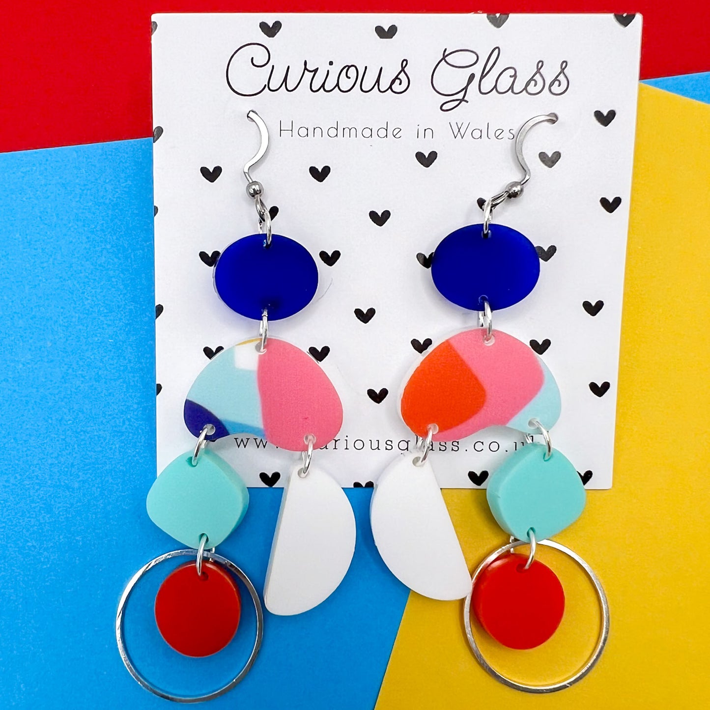Limited Edition Abstract Acrylic Earrings
