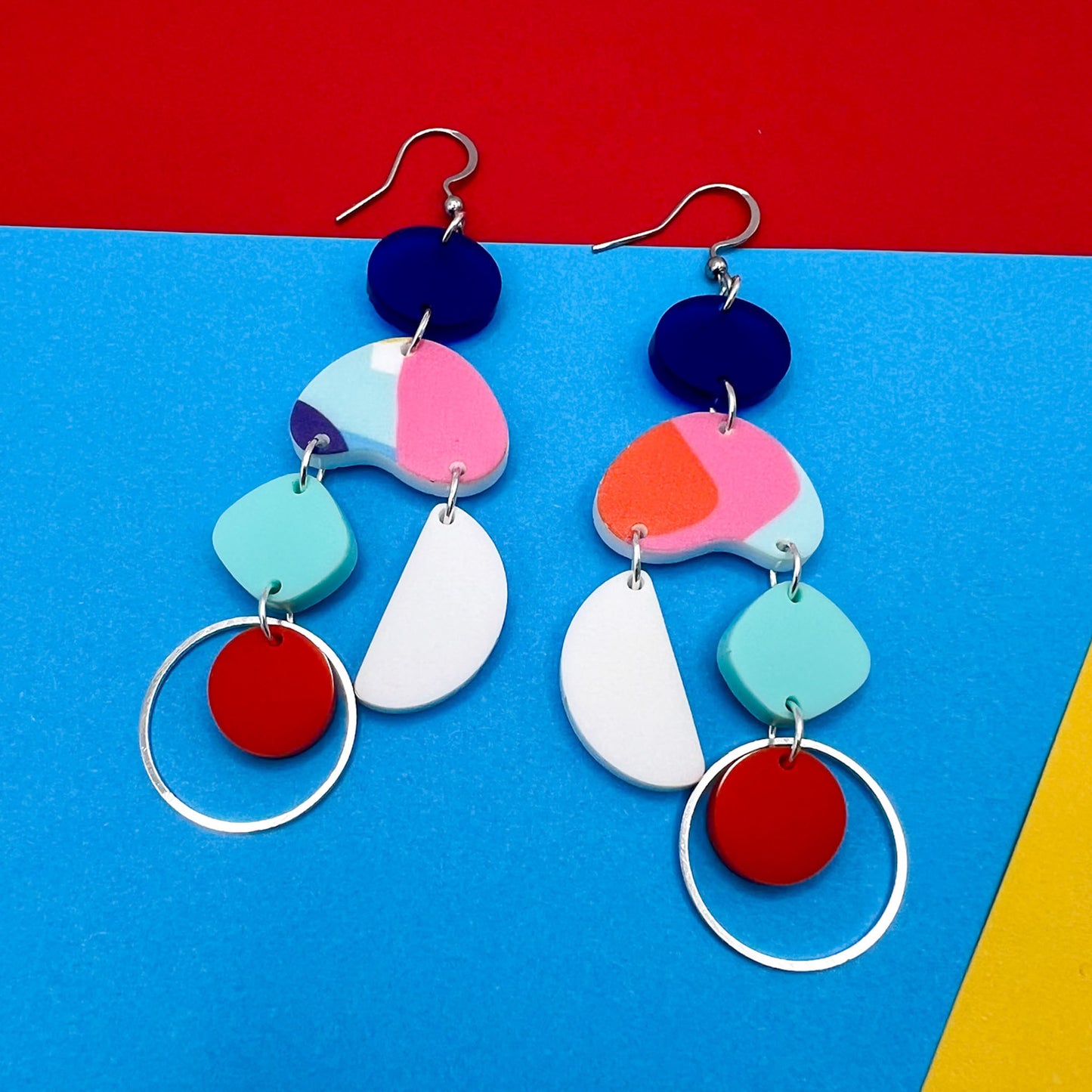 Limited Edition Abstract Acrylic Earrings