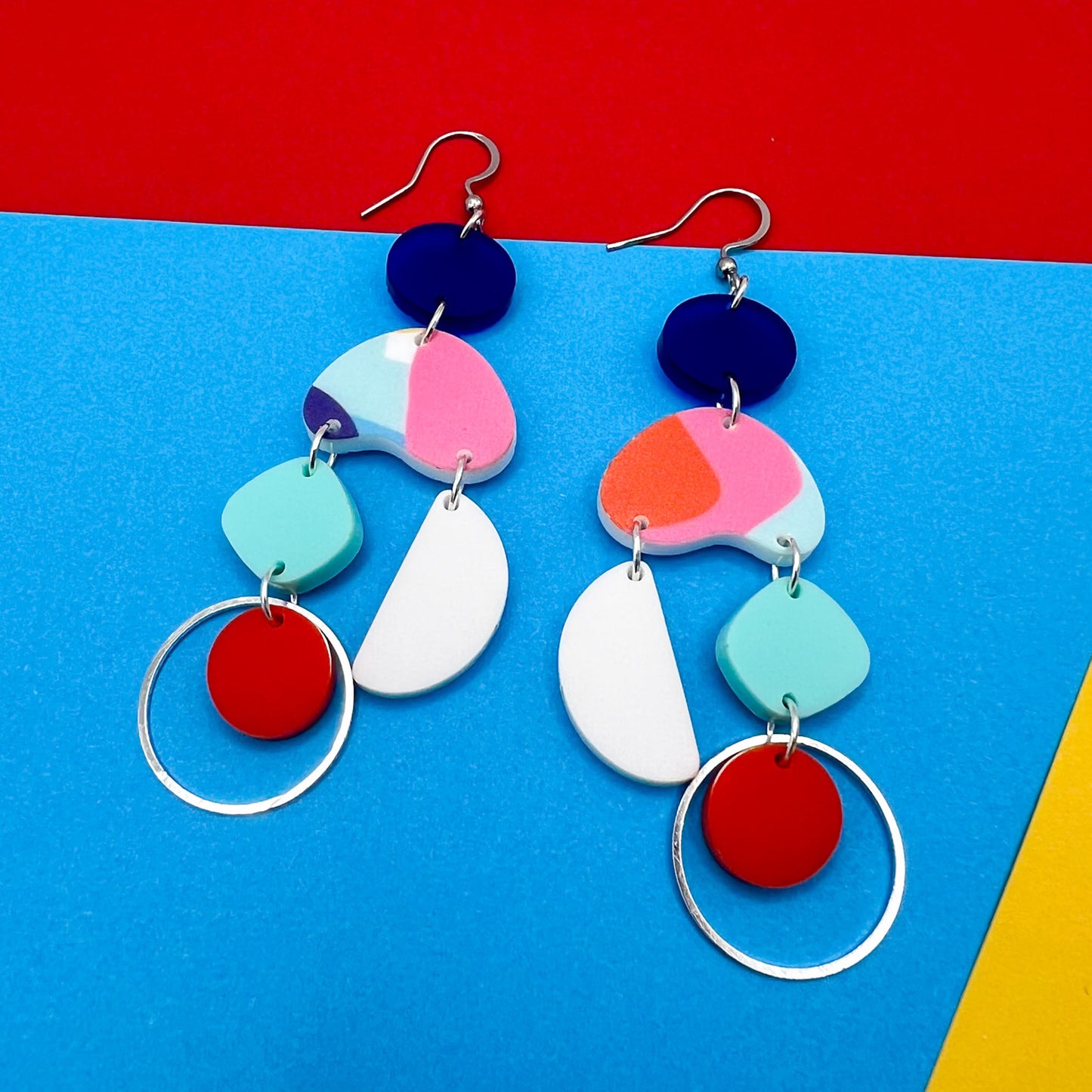 Limited Edition Abstract Acrylic Earrings