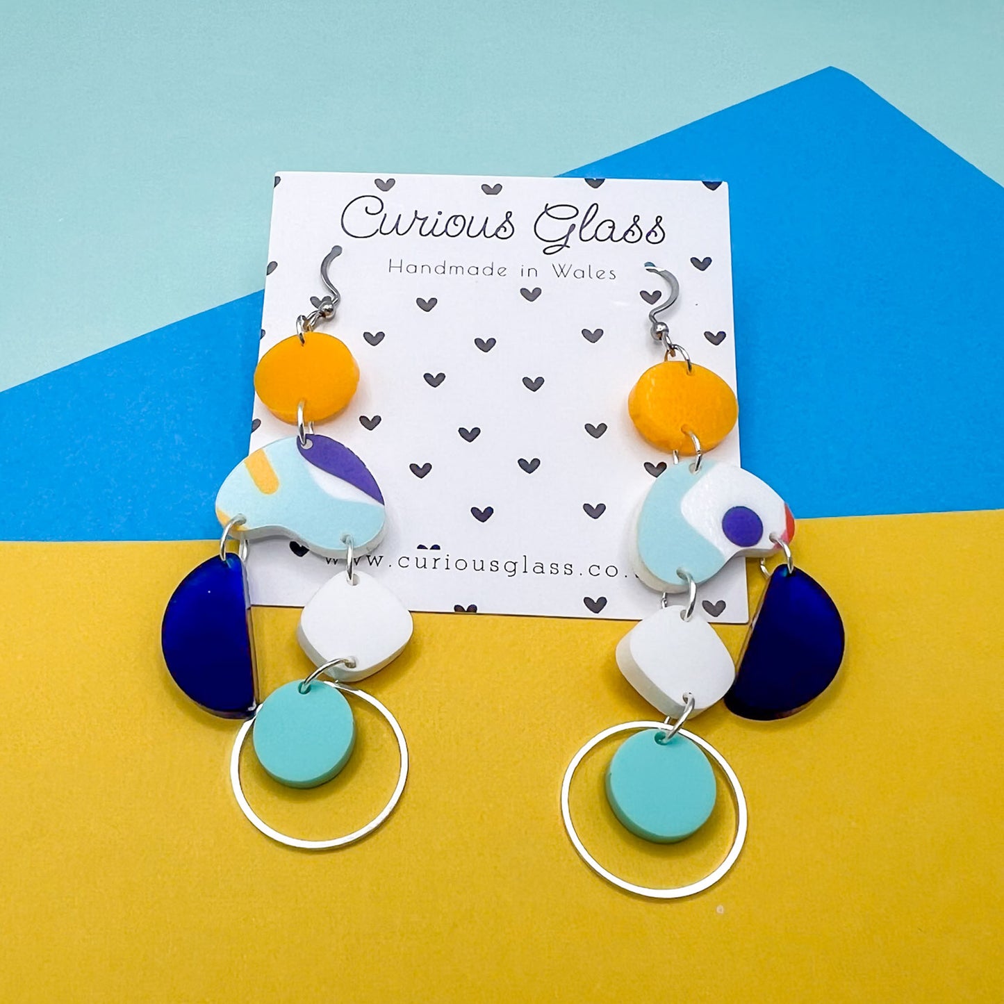 Limited Edition Abstract Acrylic Earrings
