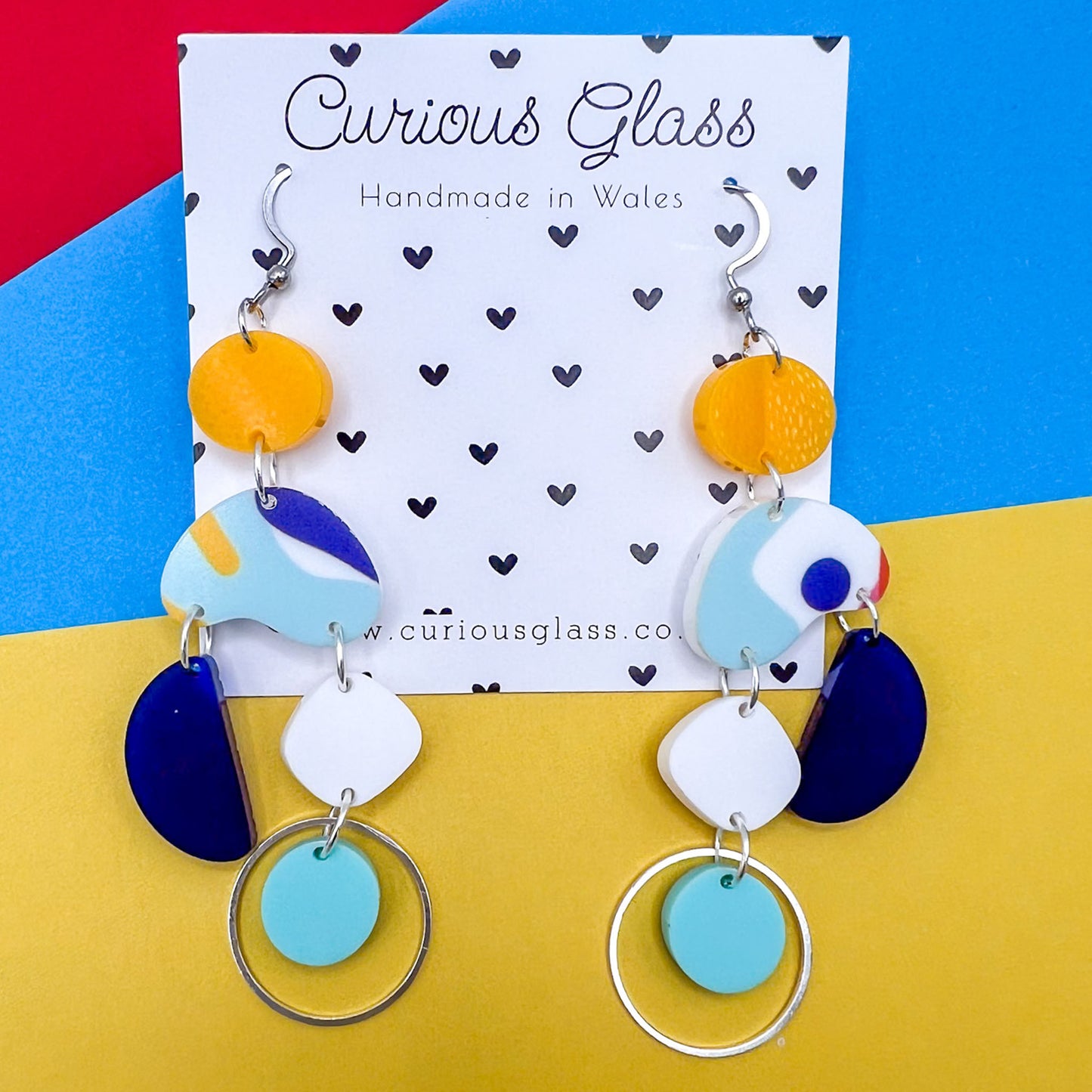 Limited Edition Abstract Acrylic Earrings