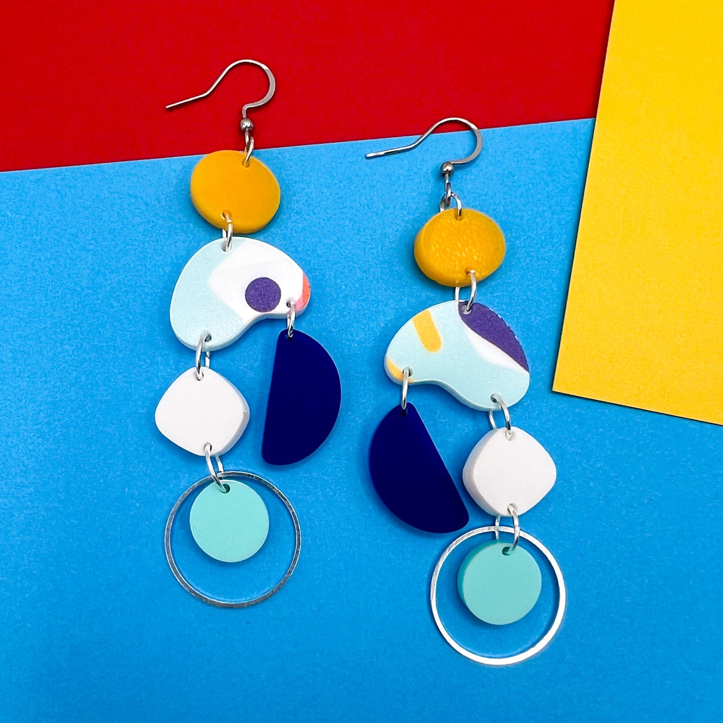 Limited Edition Abstract Acrylic Earrings
