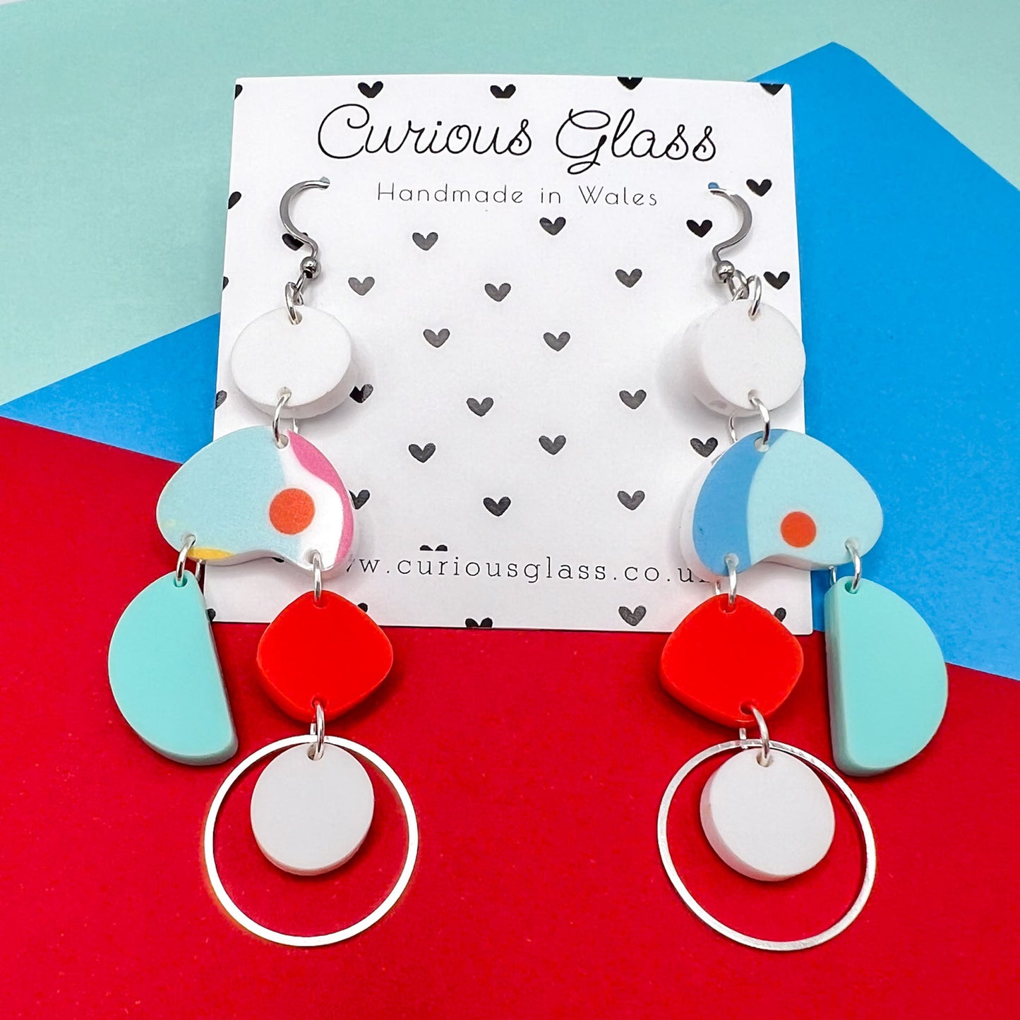 Limited Edition Abstract Acrylic Earrings