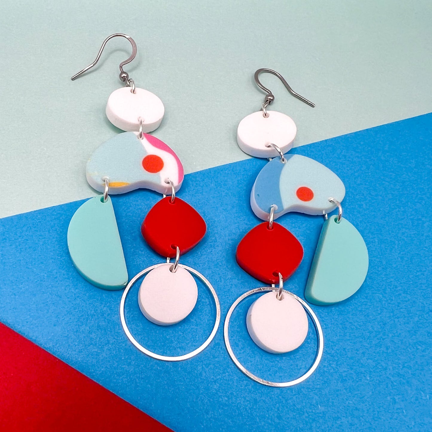 Limited Edition Abstract Acrylic Earrings
