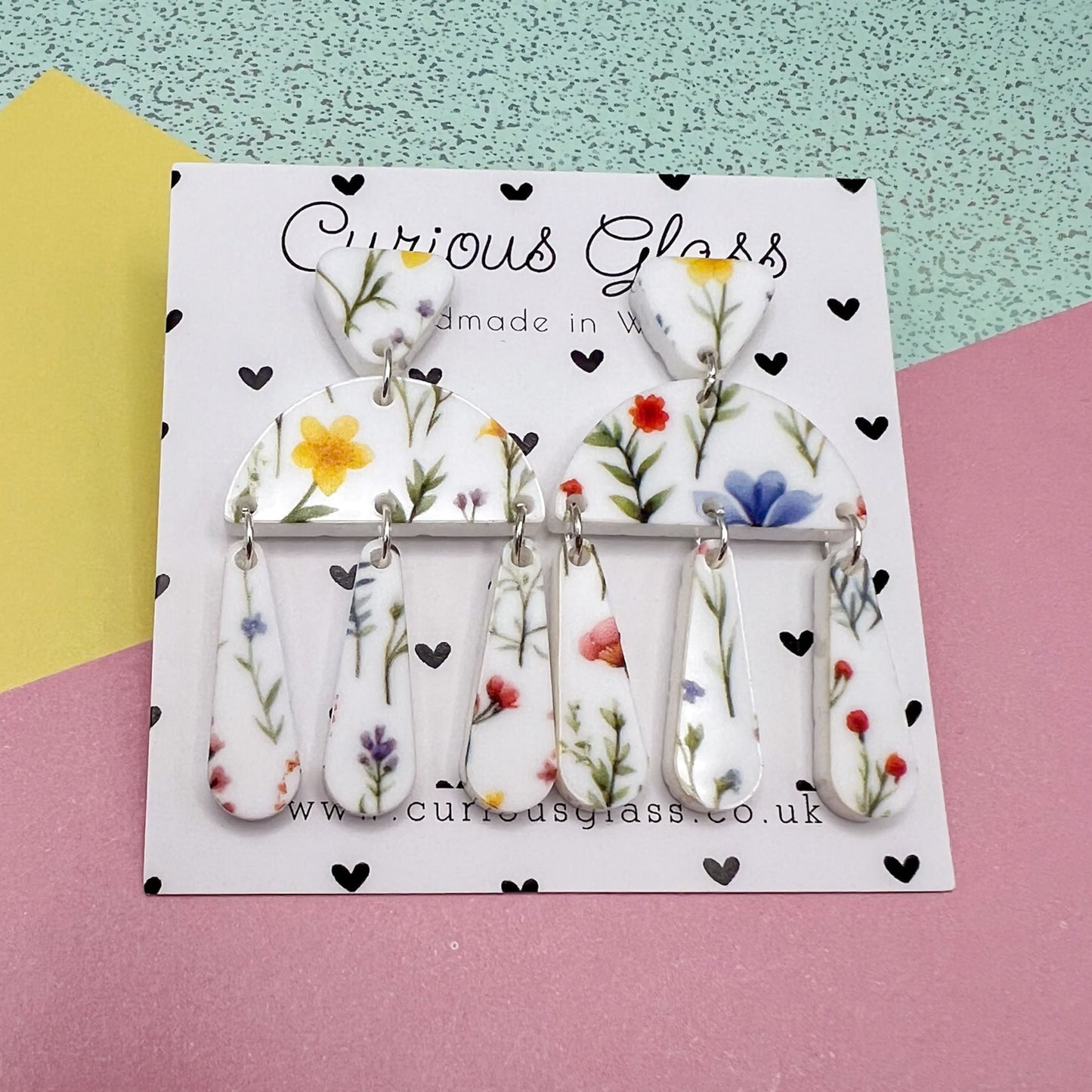 Limited Edition Dangly Acrylic Earrings