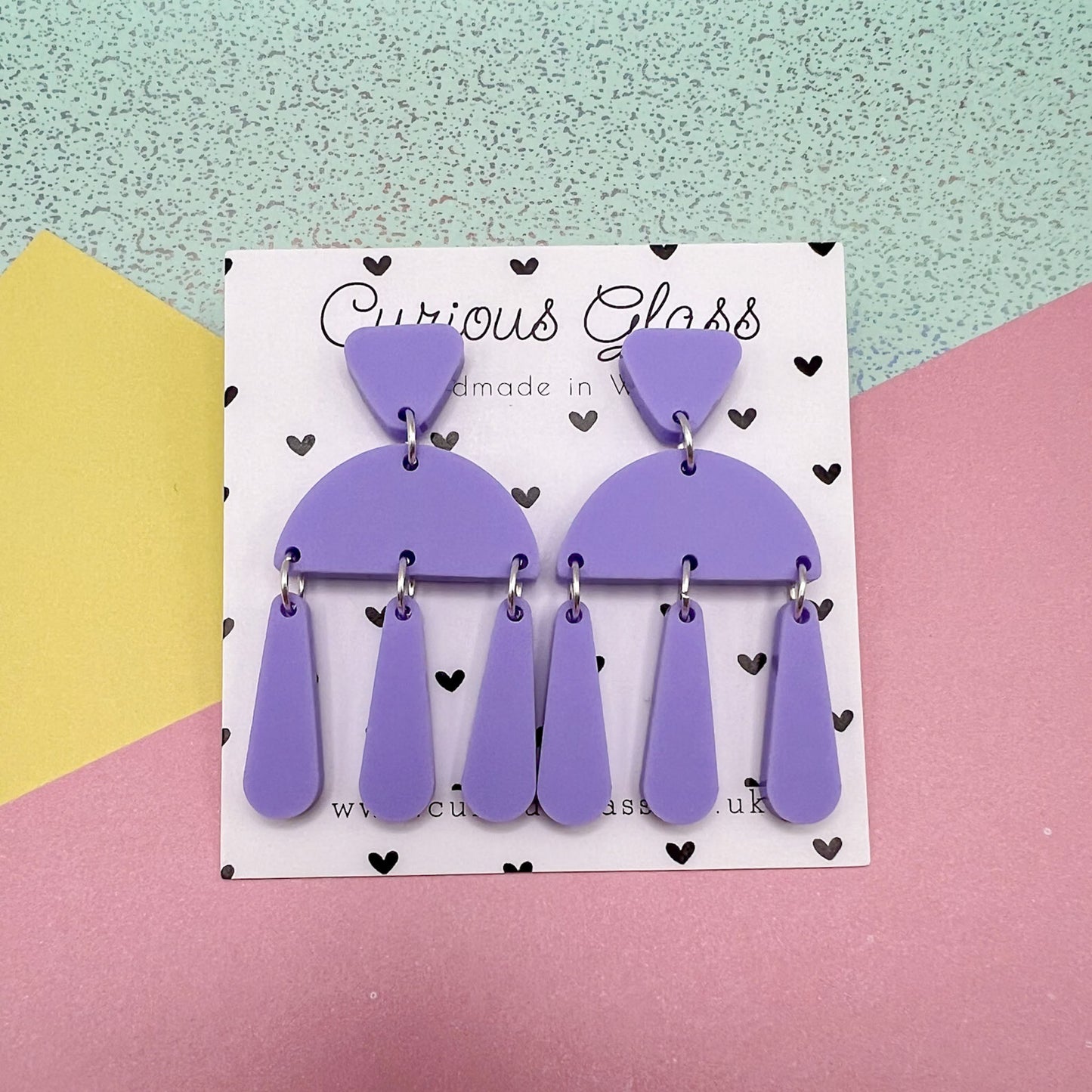 Limited Edition Dangly Acrylic Earrings