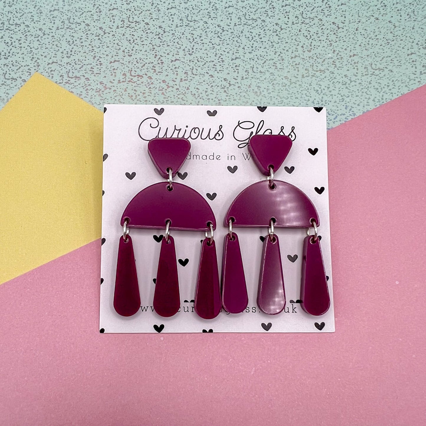 Limited Edition Dangly Acrylic Earrings