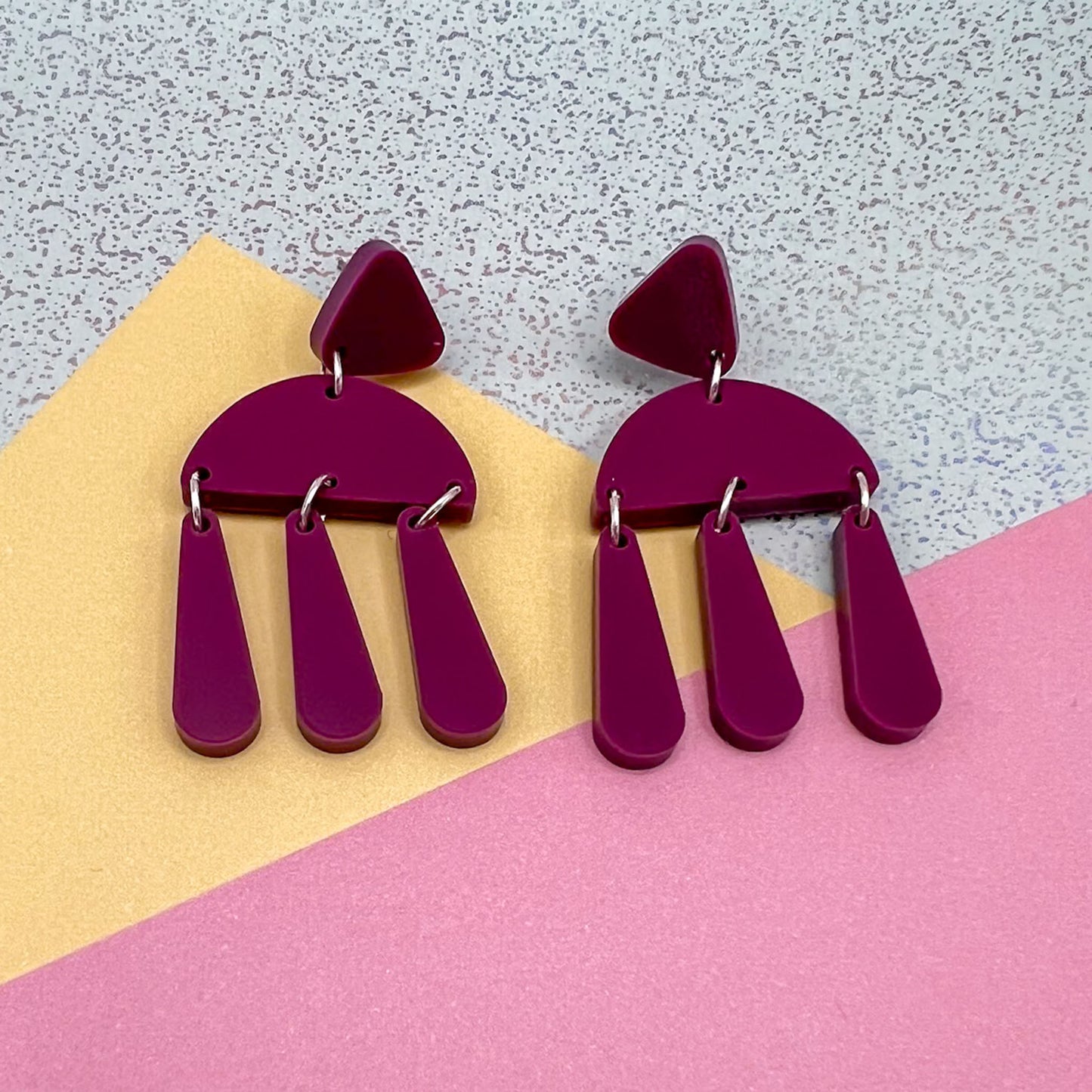 Limited Edition Dangly Acrylic Earrings