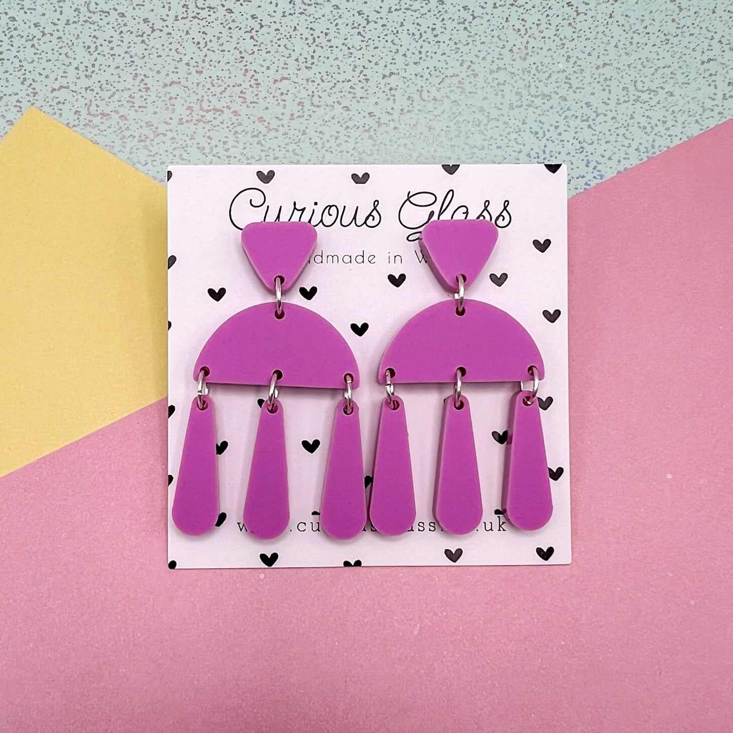 Limited Edition Dangly Acrylic Earrings