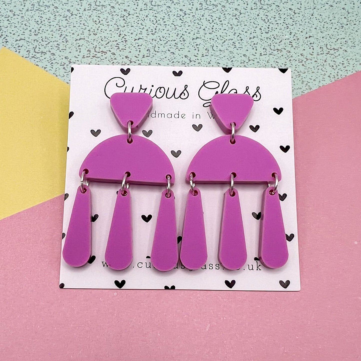 Limited Edition Dangly Acrylic Earrings