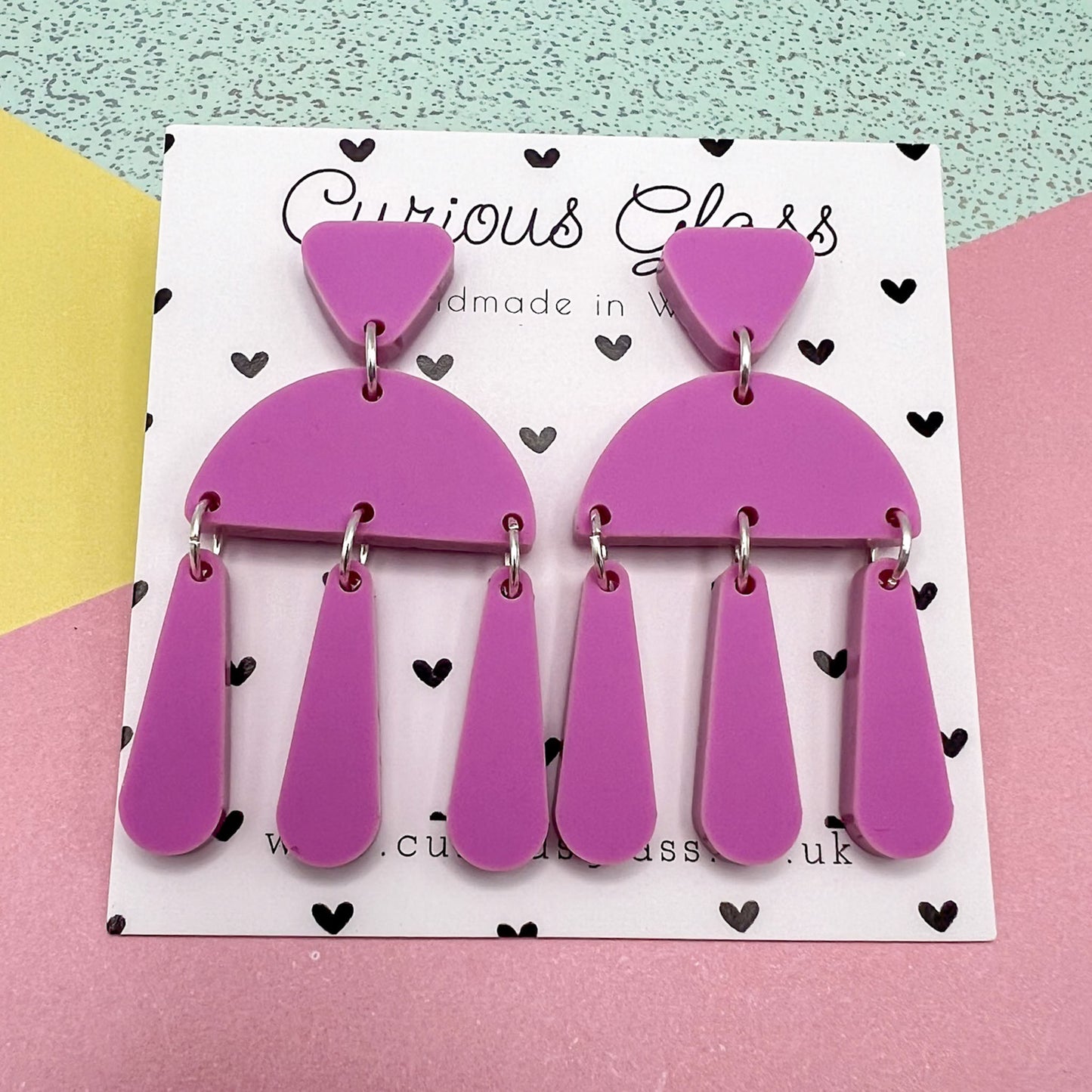 Limited Edition Dangly Acrylic Earrings