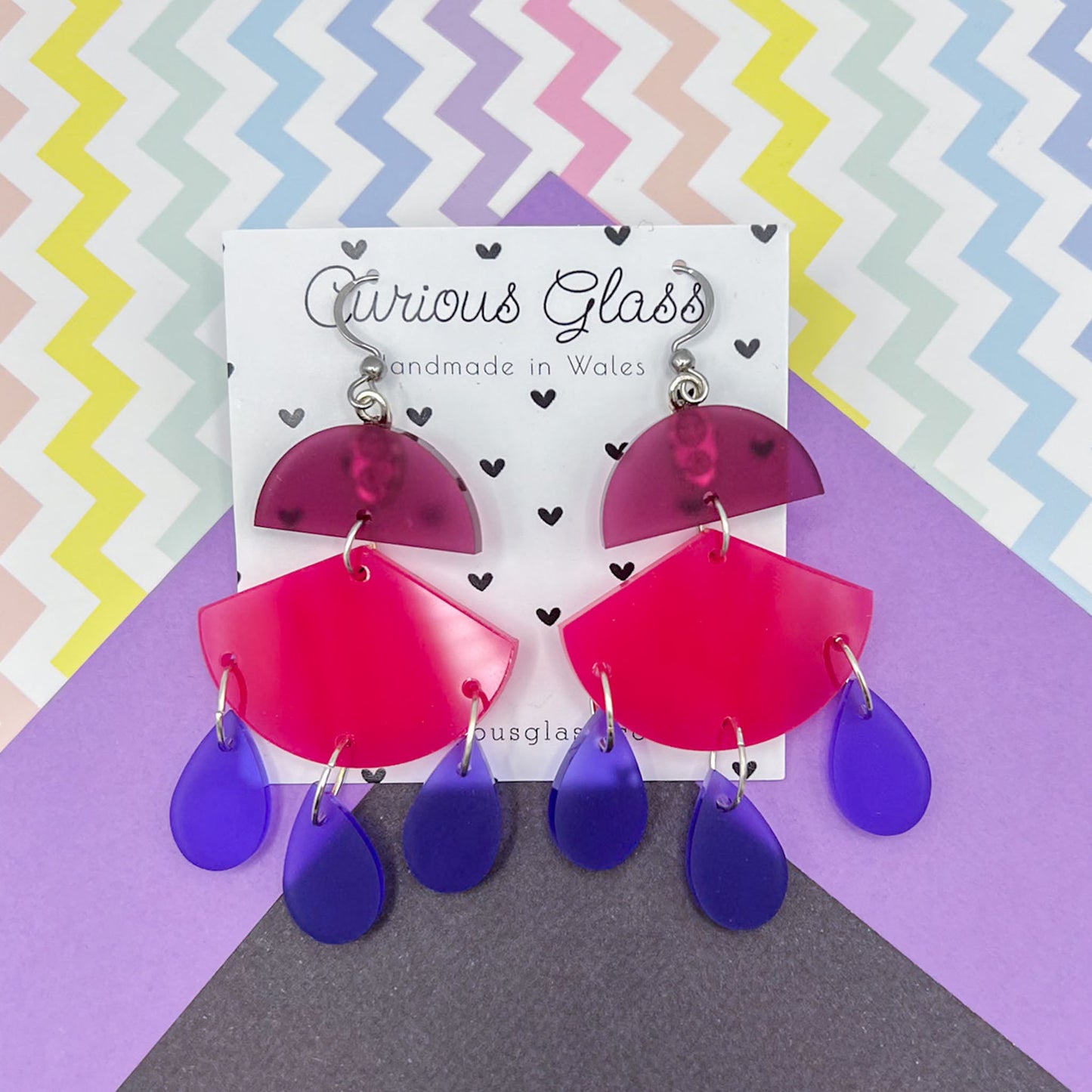 Limited Edition Dangly Acrylic Earrings