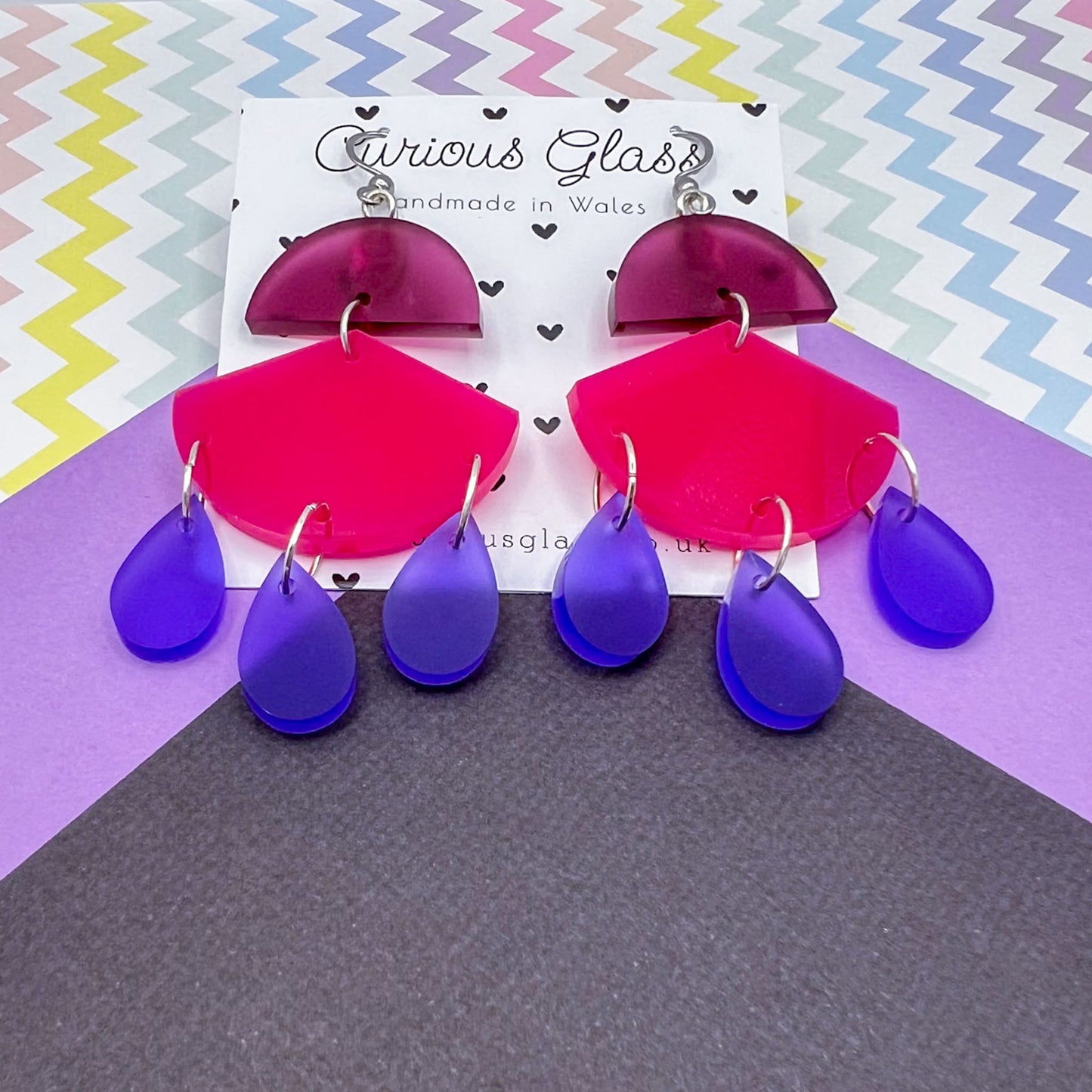 Limited Edition Dangly Acrylic Earrings