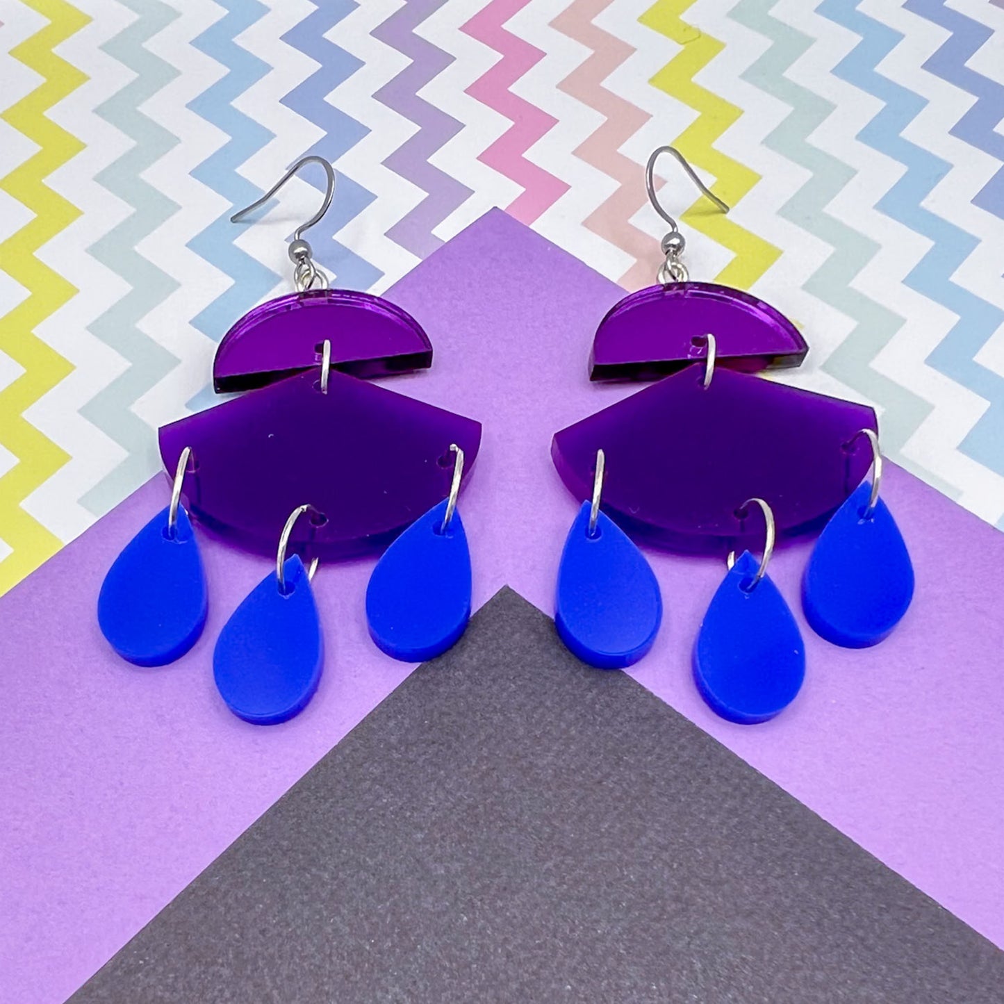 Limited Edition Dangly Acrylic Earrings