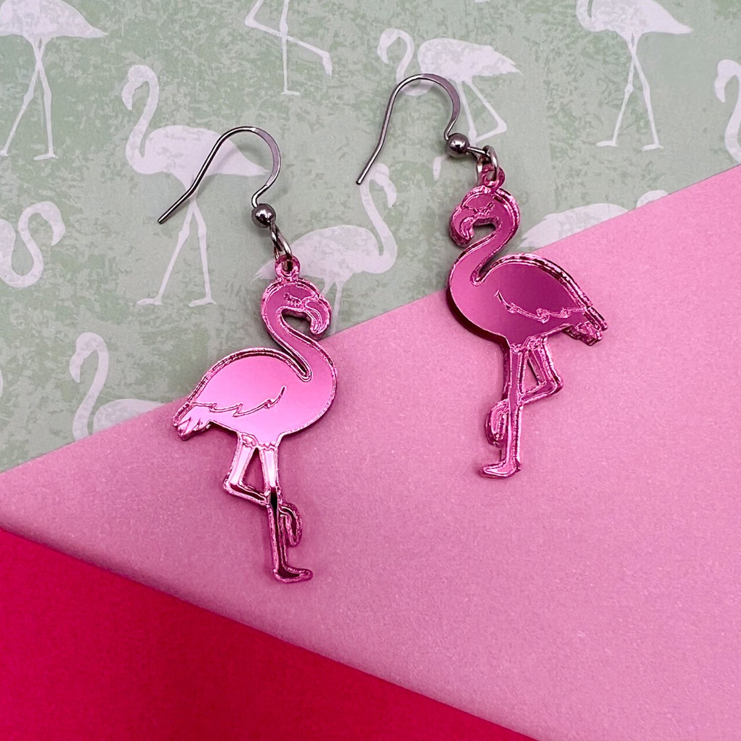 Handmade acrylic animal earrings
