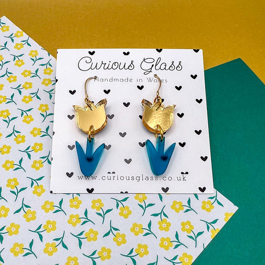 Tulip Acrylic Earrings