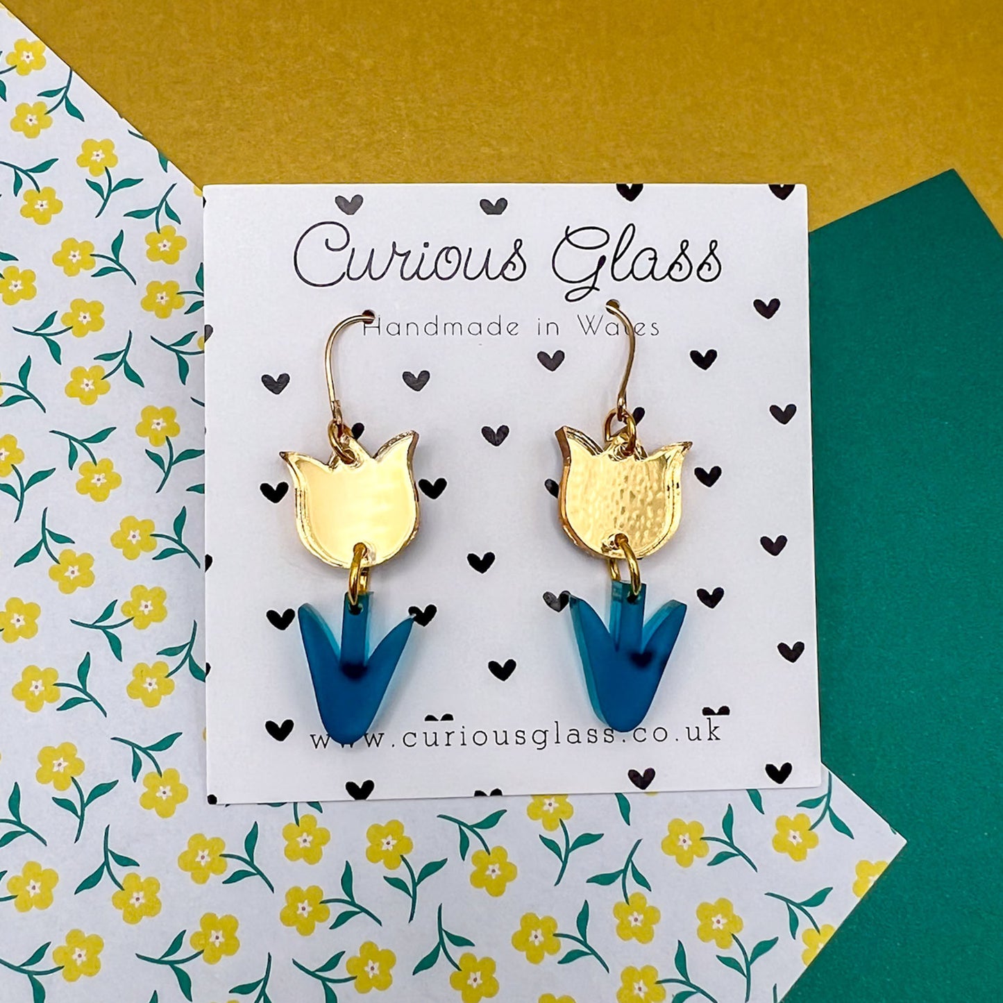 Tulips Acrylic Earrings