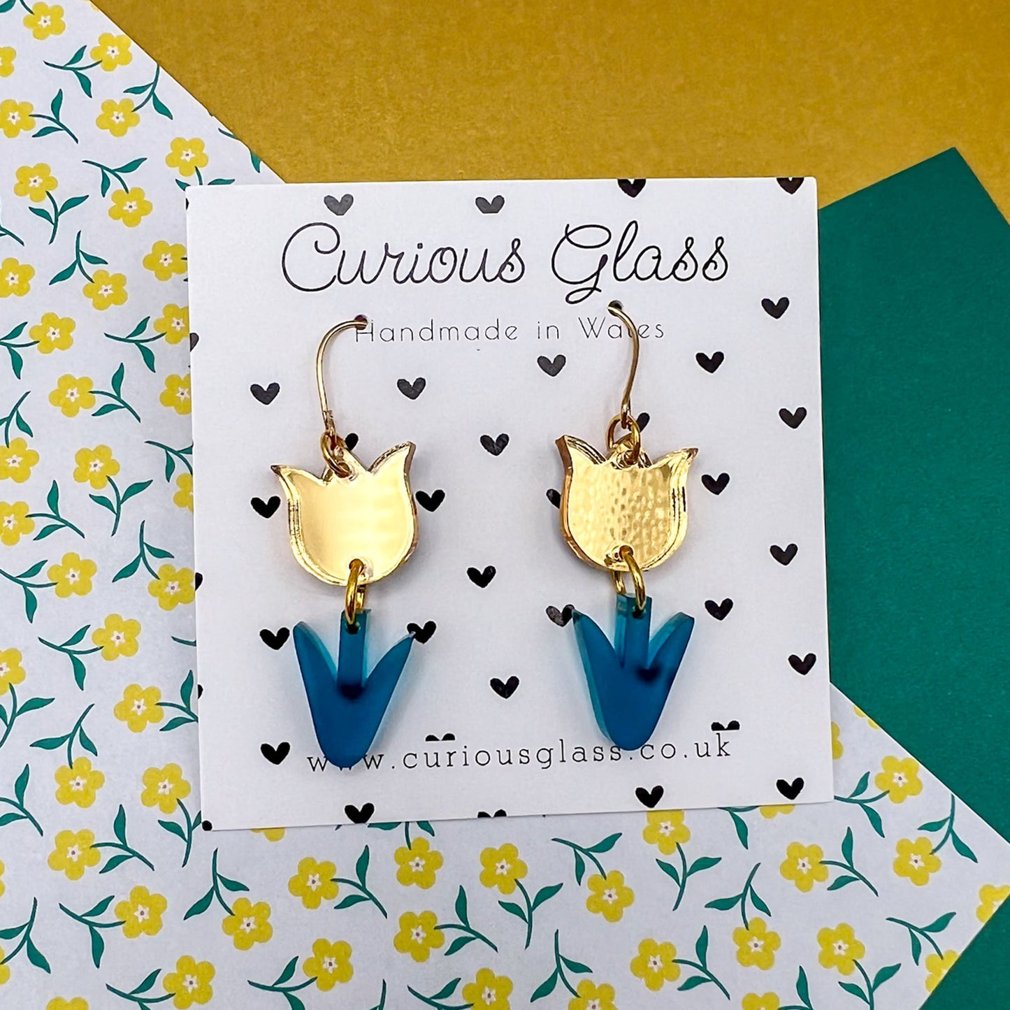Tulips Acrylic Earrings