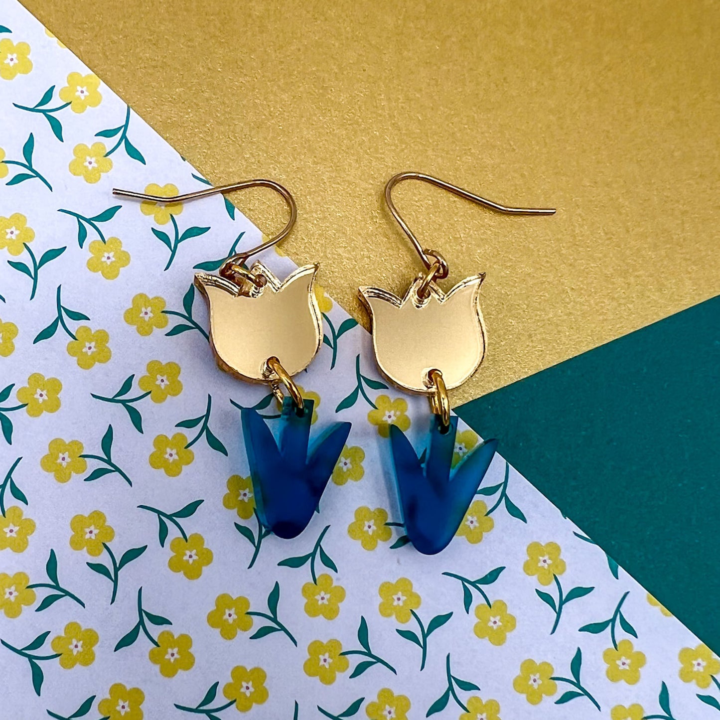Tulips Acrylic Earrings