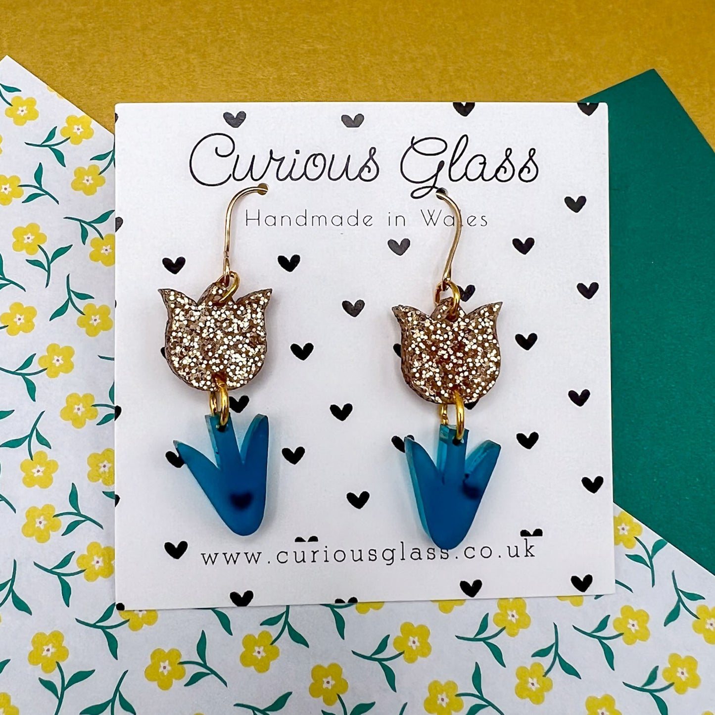 Tulips Acrylic Earrings