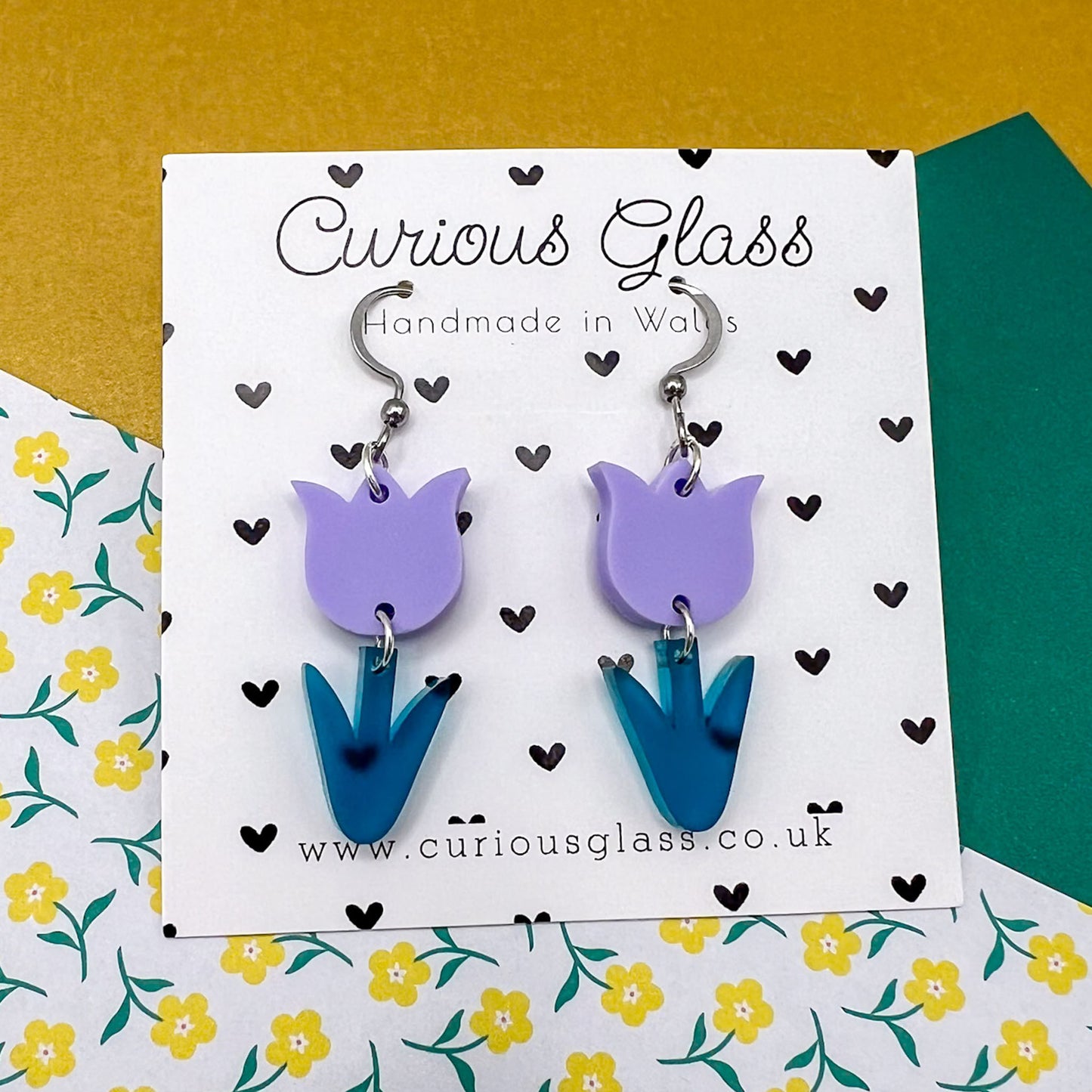 Tulips Acrylic Earrings
