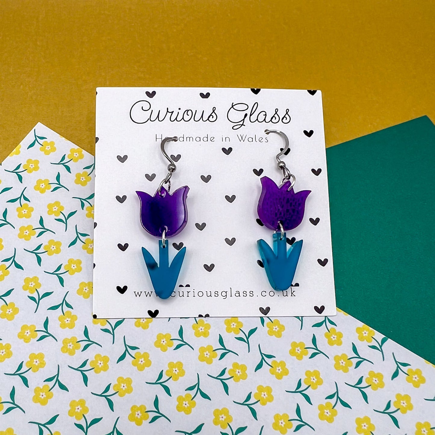 Tulips Acrylic Earrings