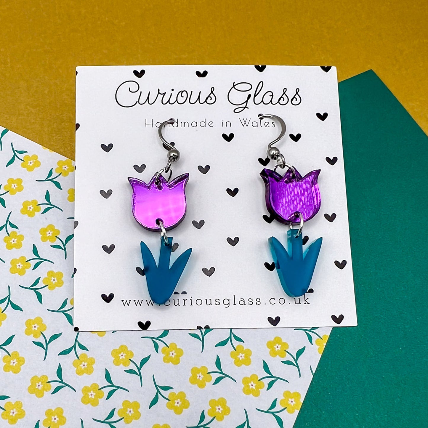 Tulips Acrylic Earrings