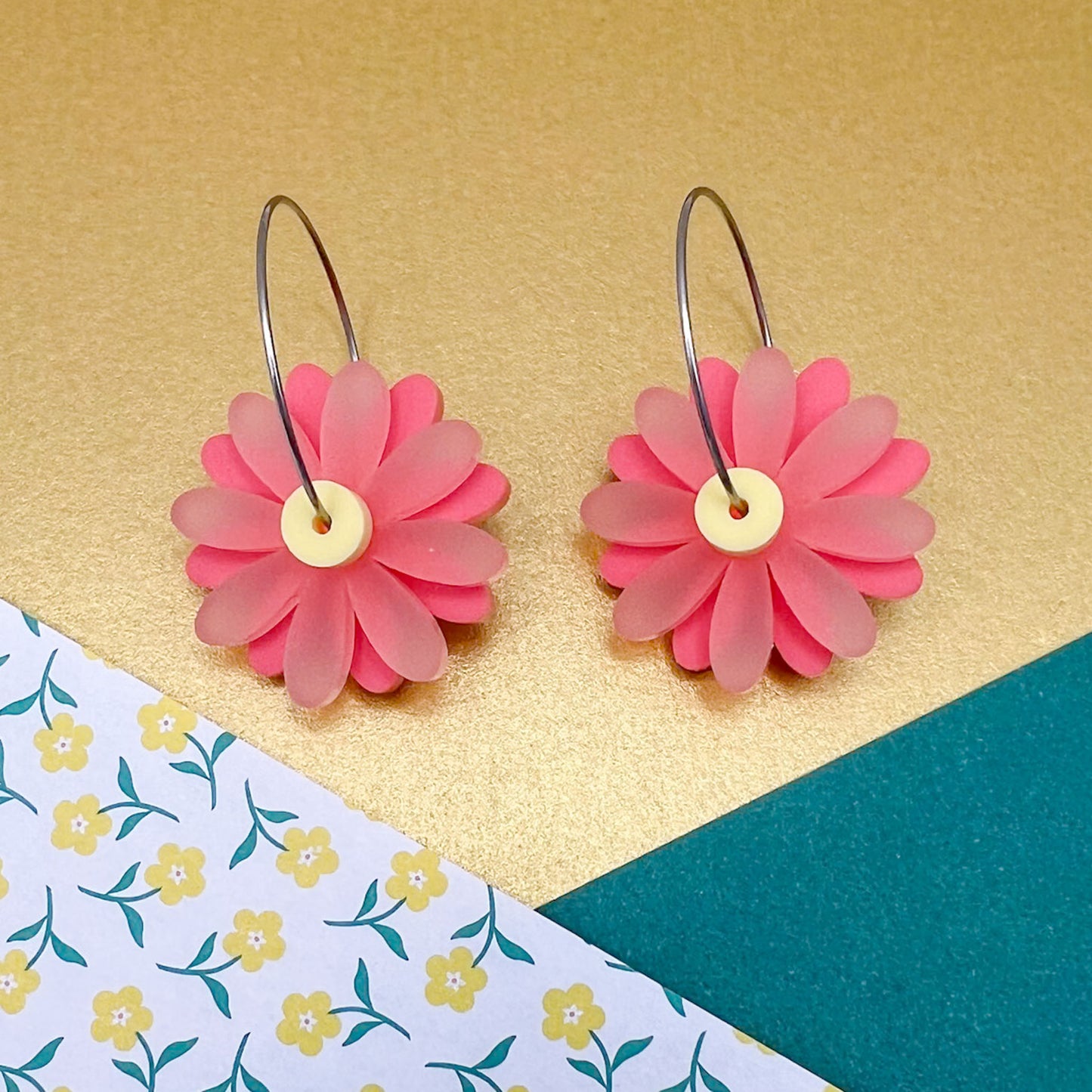 Daisy Acrylic Earrings