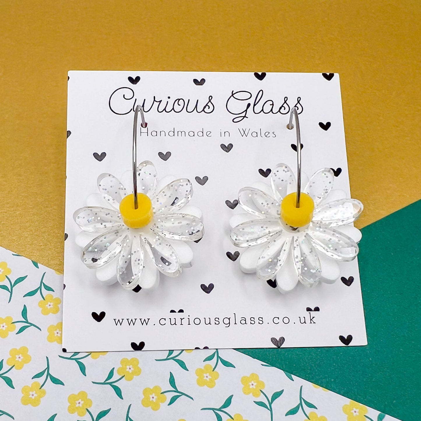 Daisy Acrylic Earrings