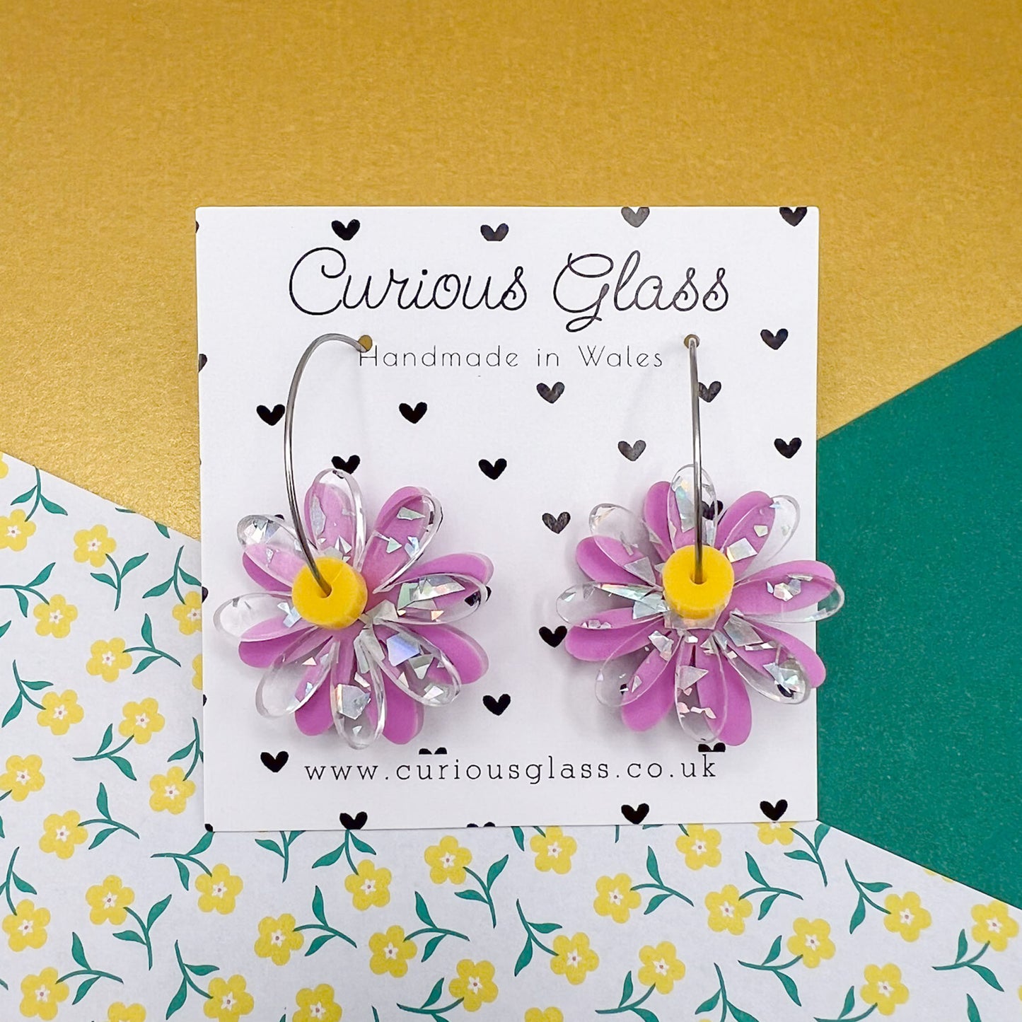 Daisy Acrylic Earrings