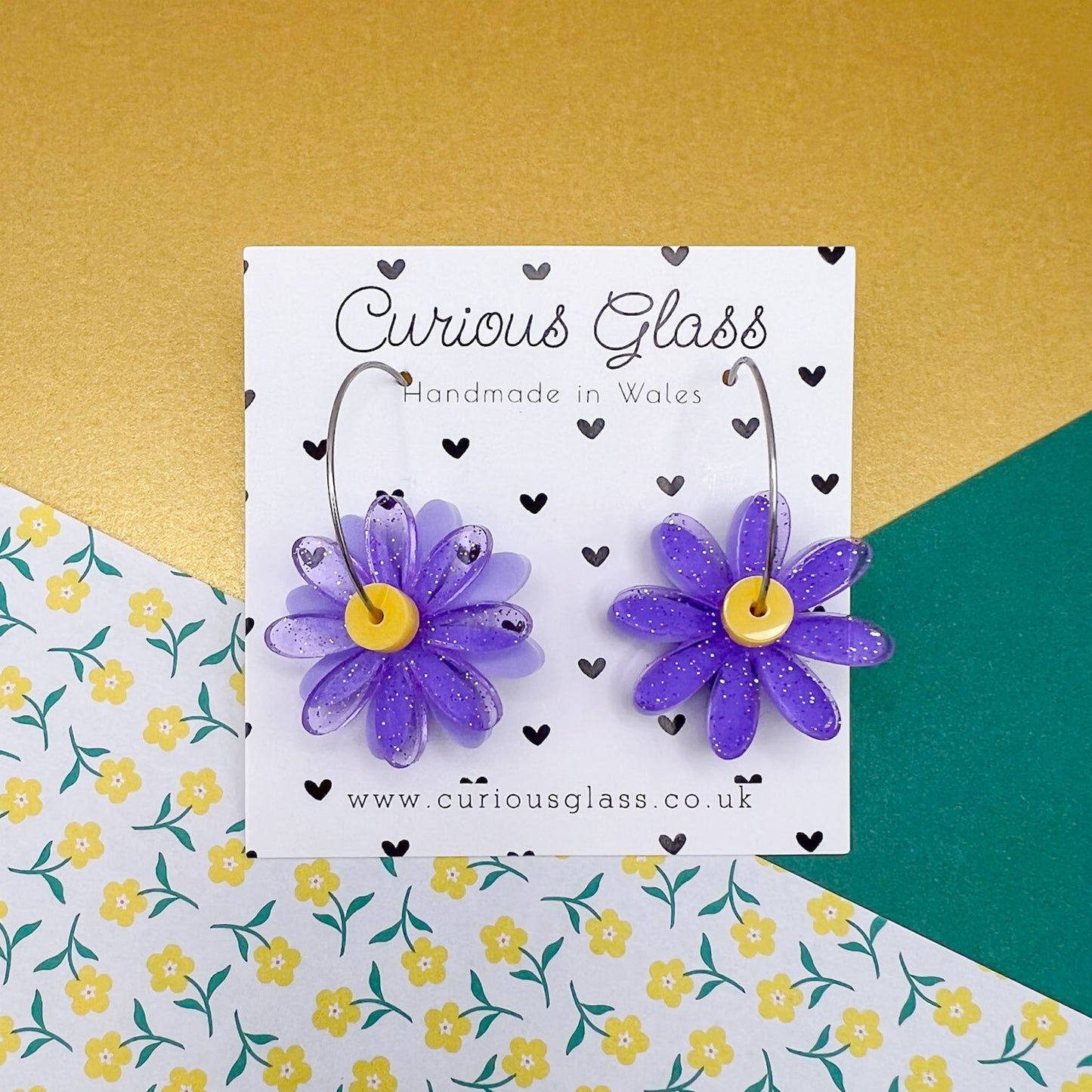Daisy Acrylic Earrings