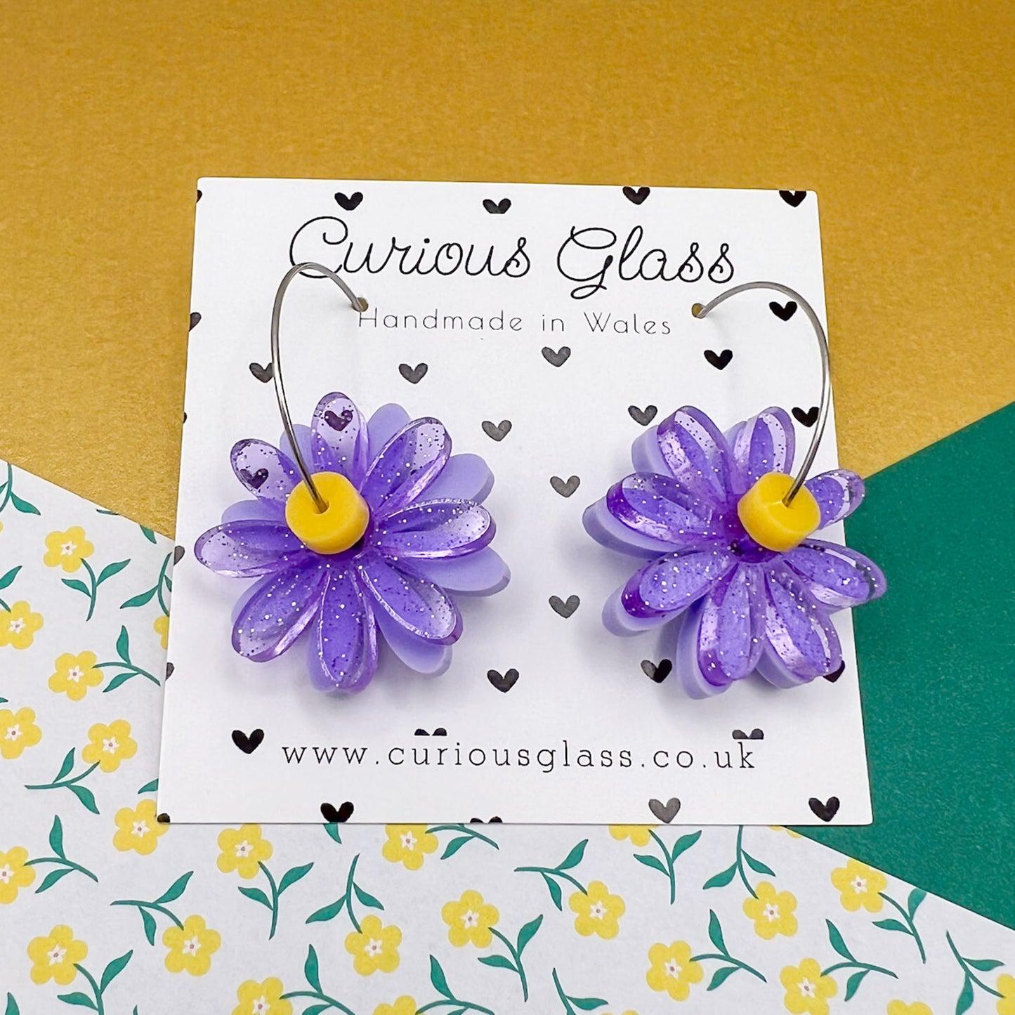 Daisy Acrylic Earrings