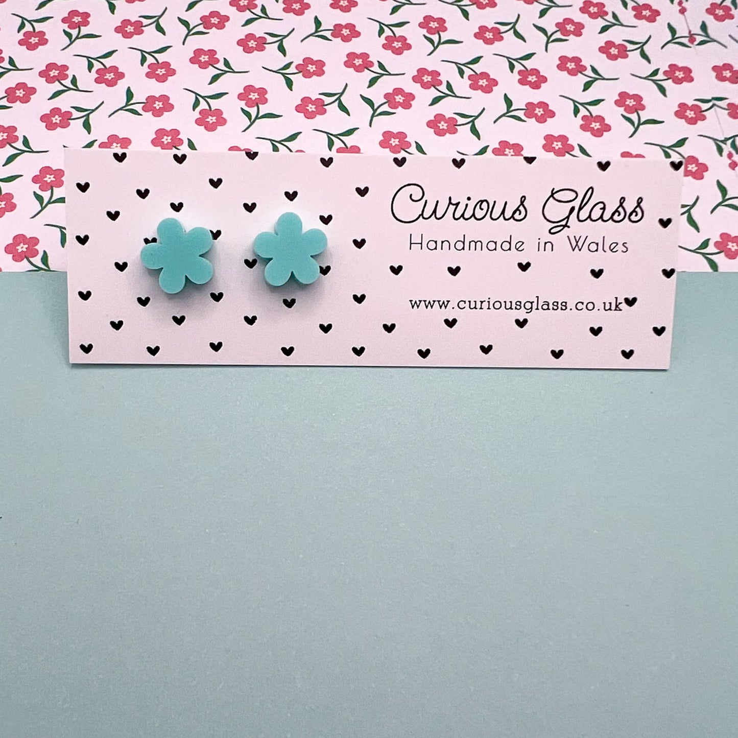 Flower Stud Acrylic Earrings