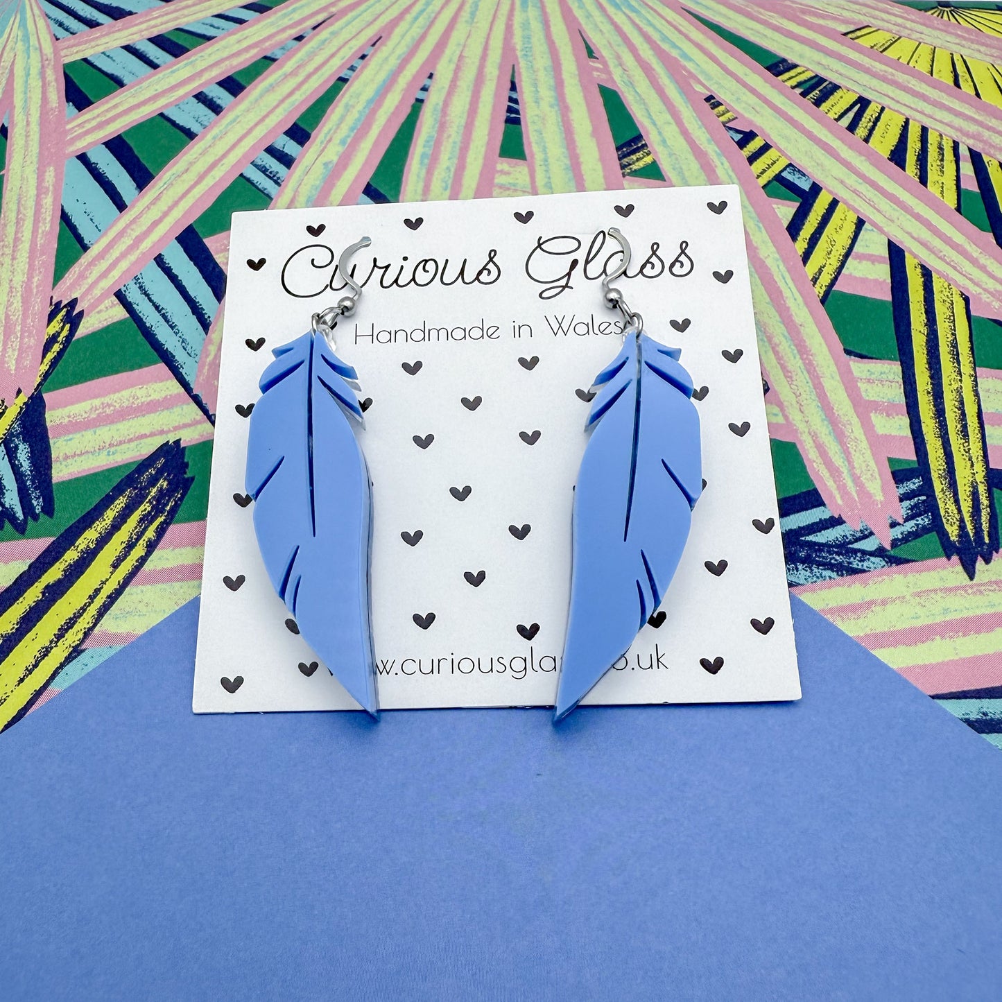Feather Acrylic Earrings