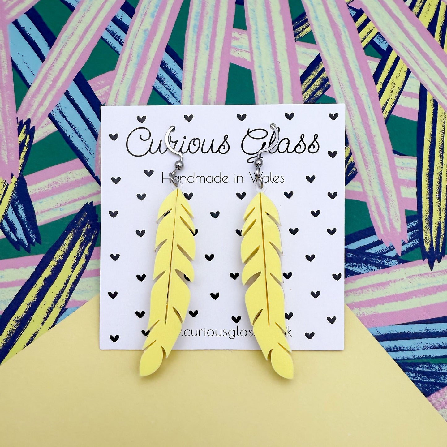 Feather Acrylic Earrings