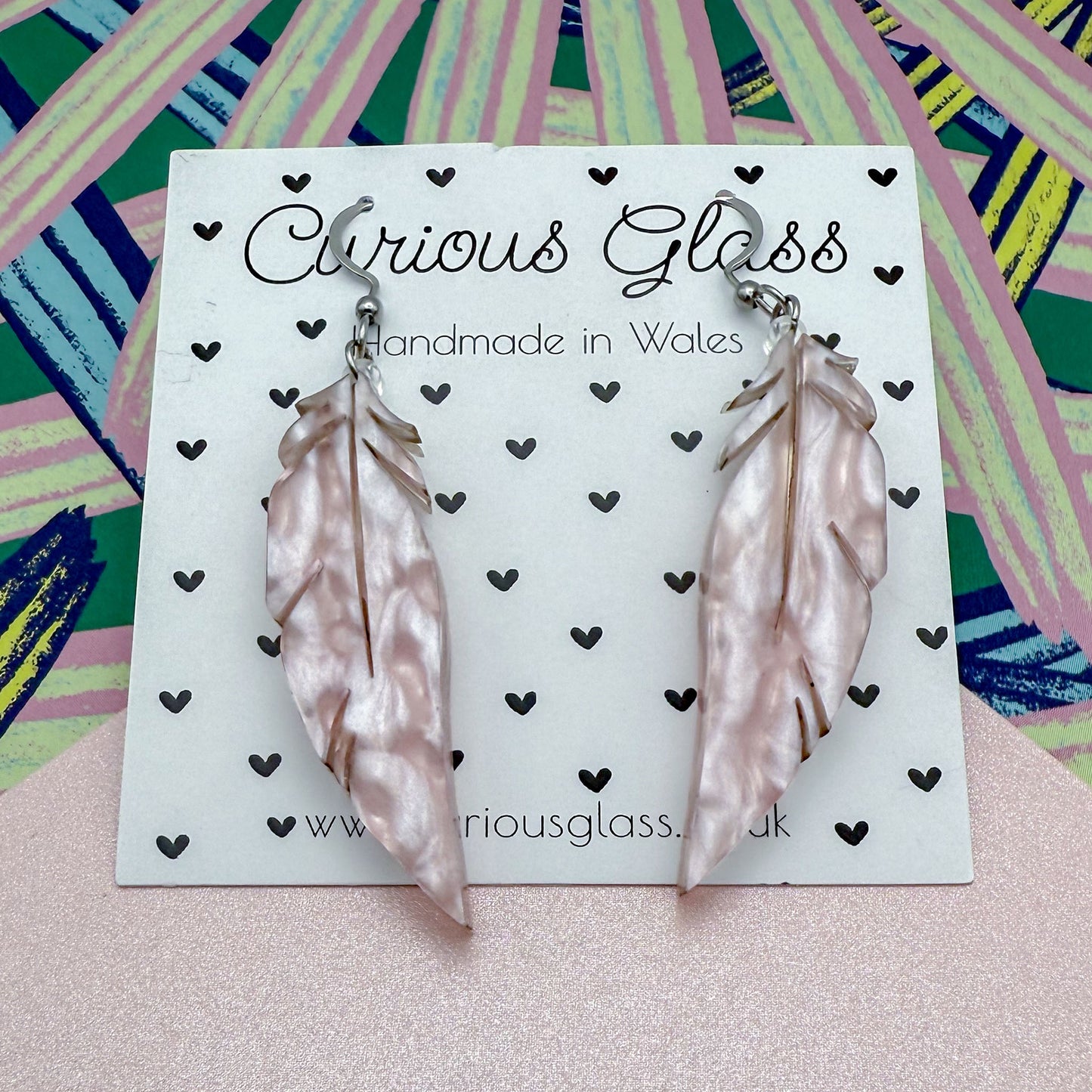 Feather Acrylic Earrings