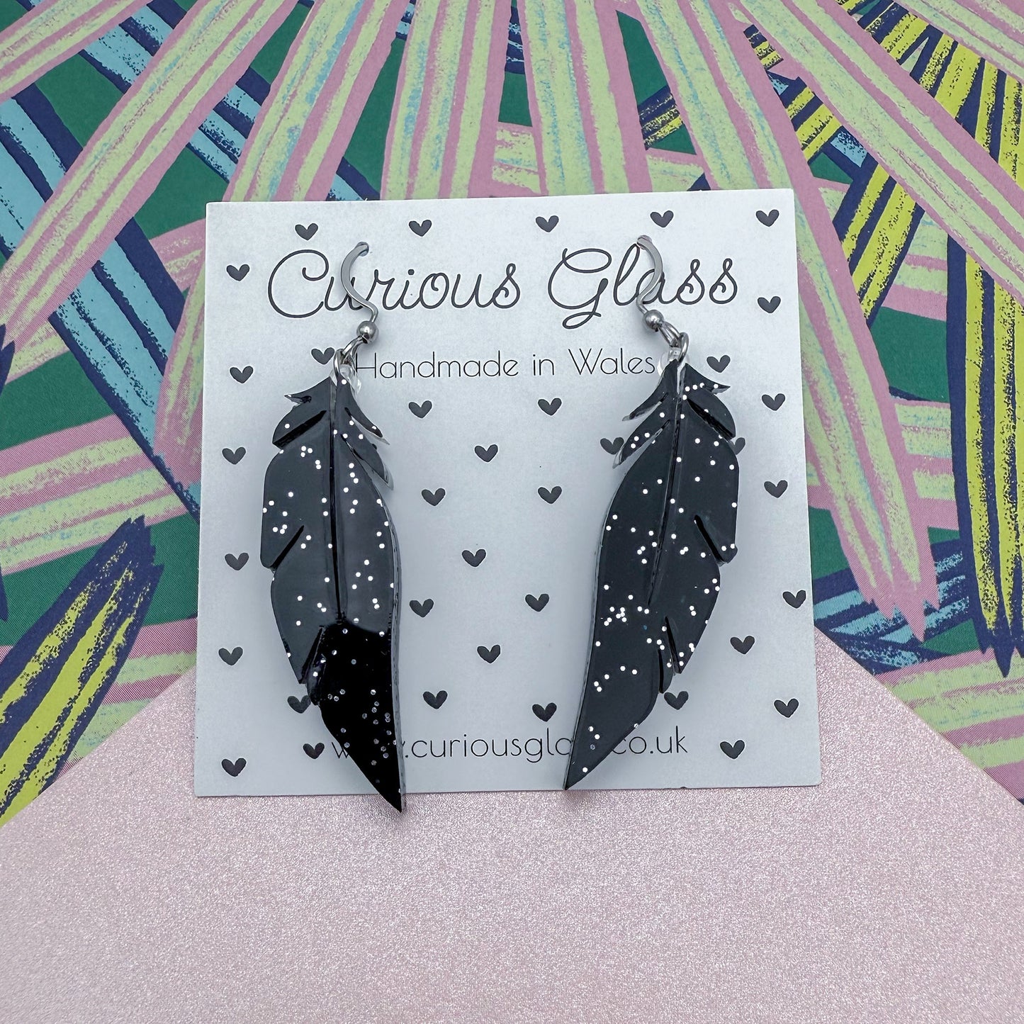 Feather Acrylic Earrings