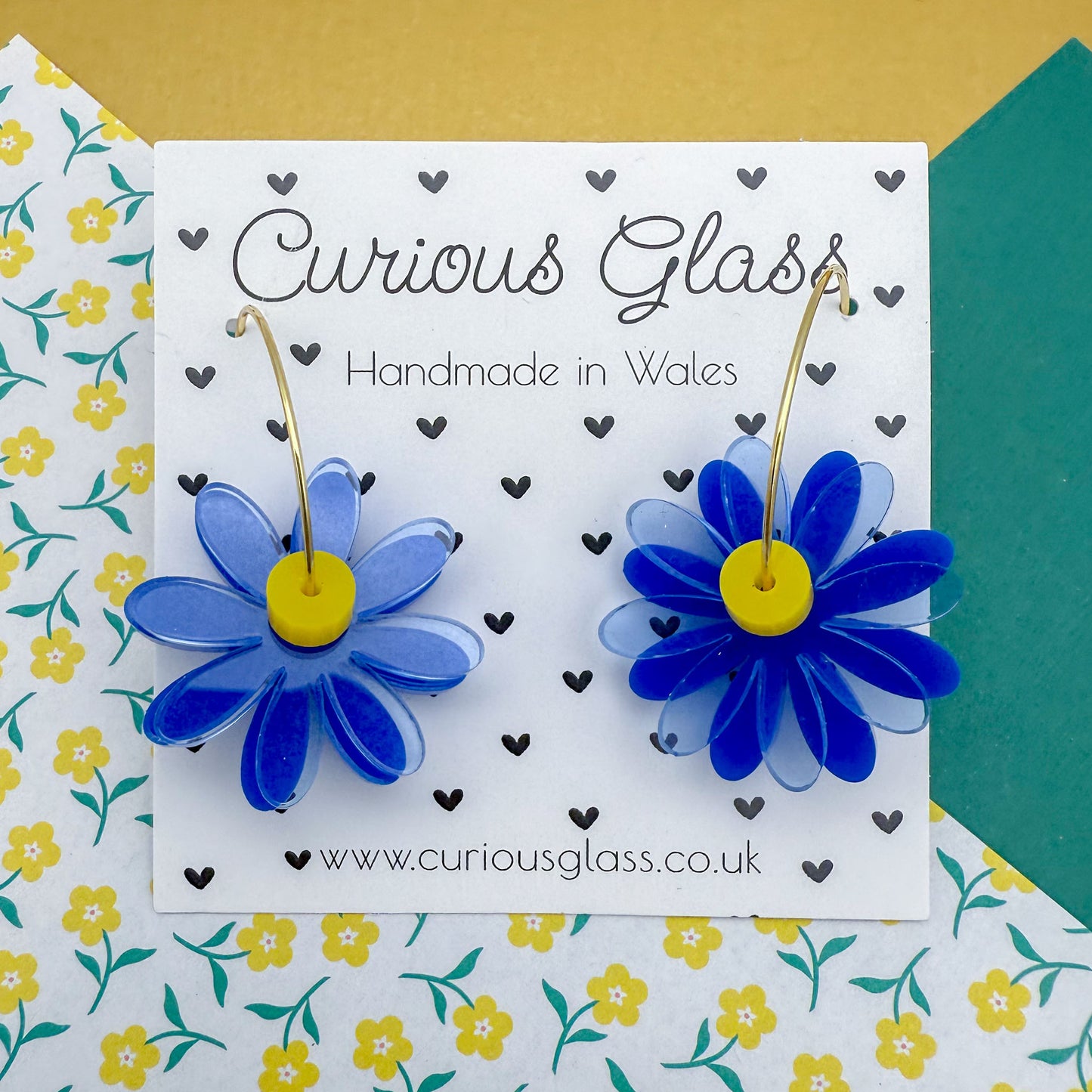 Daisy Flower Acrylic Earrings