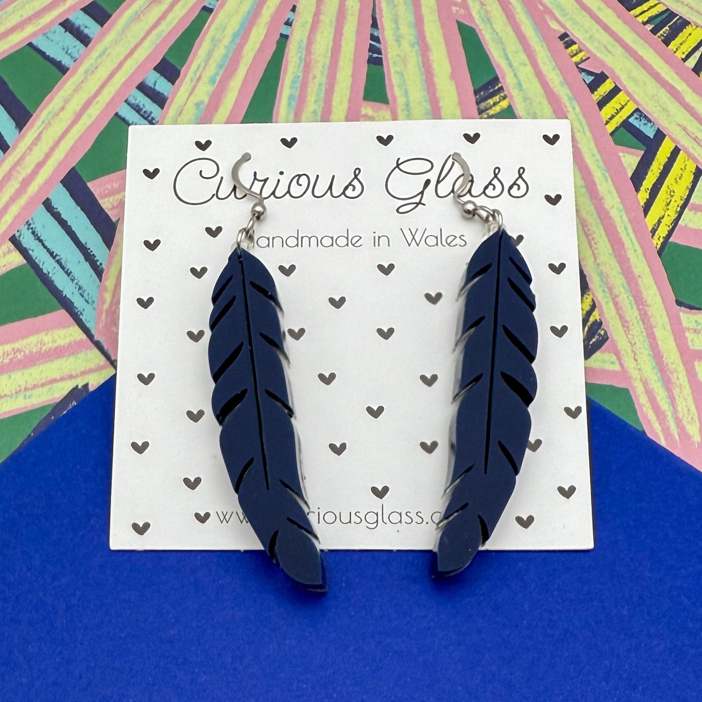 Feather Acrylic Earrings