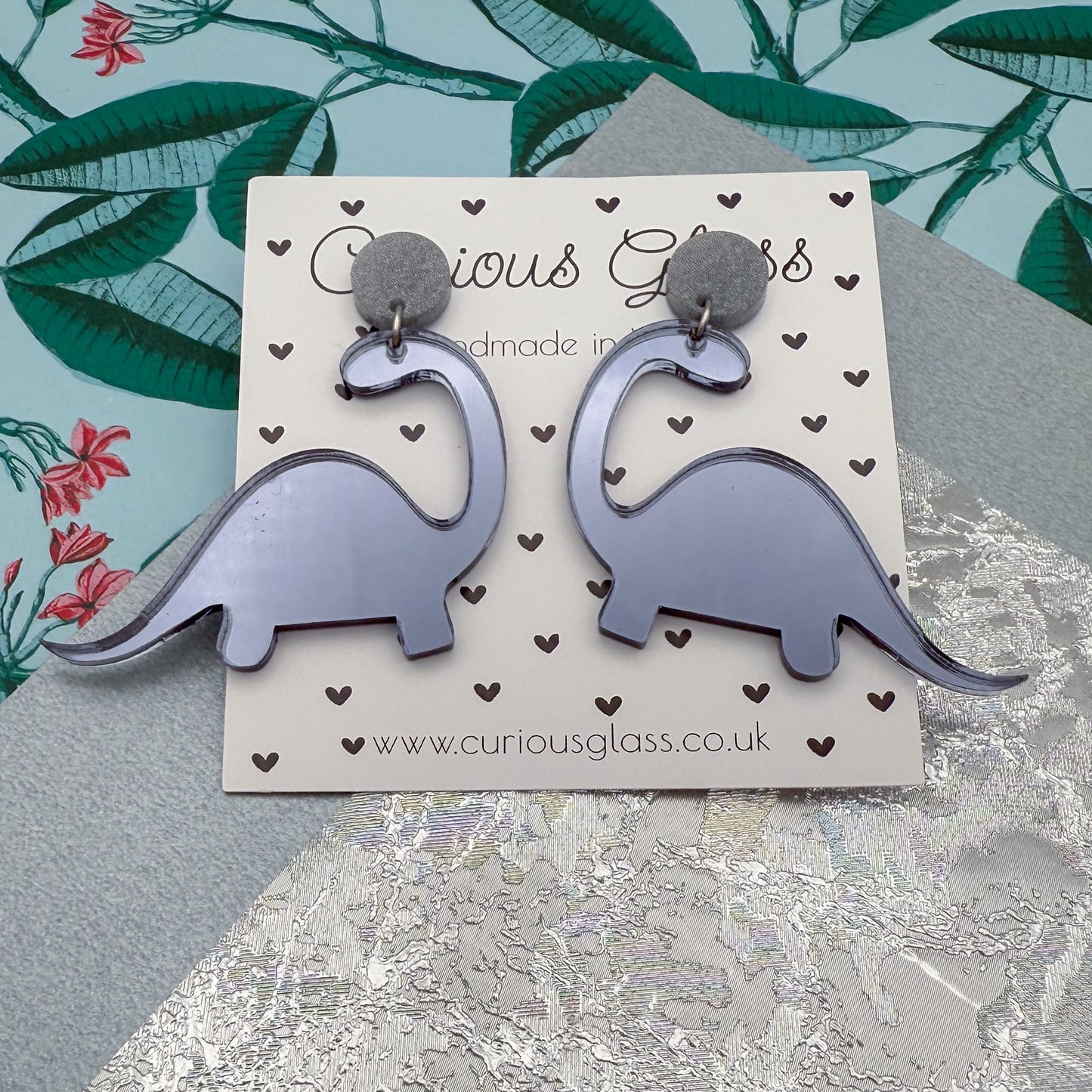 Dinosaur Acrylic Earrings