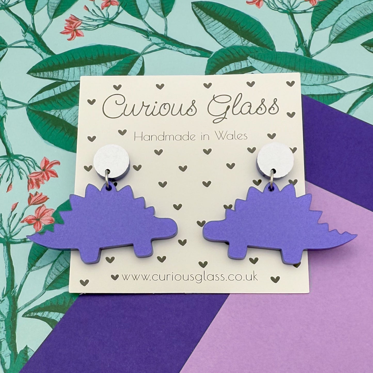 Dinosaur Acrylic Earrings