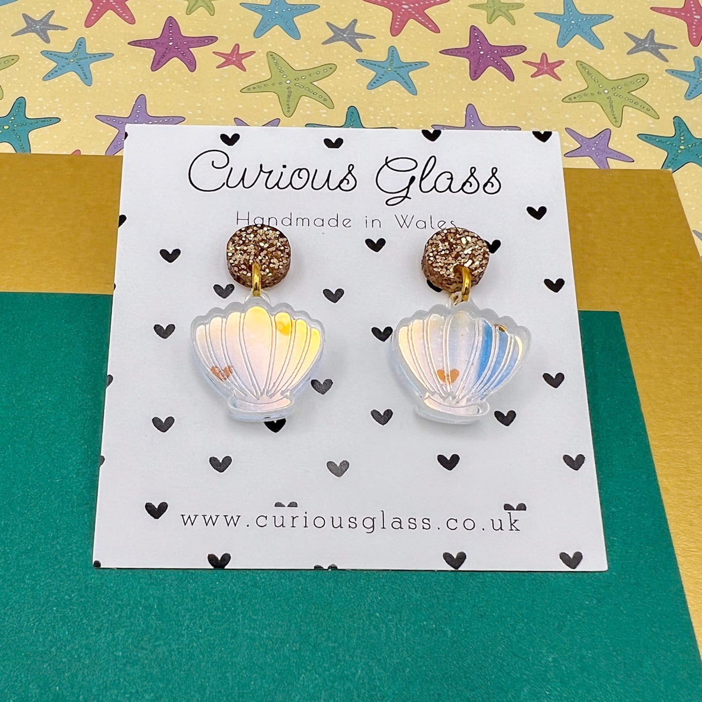 Shell Acrylic Earrings