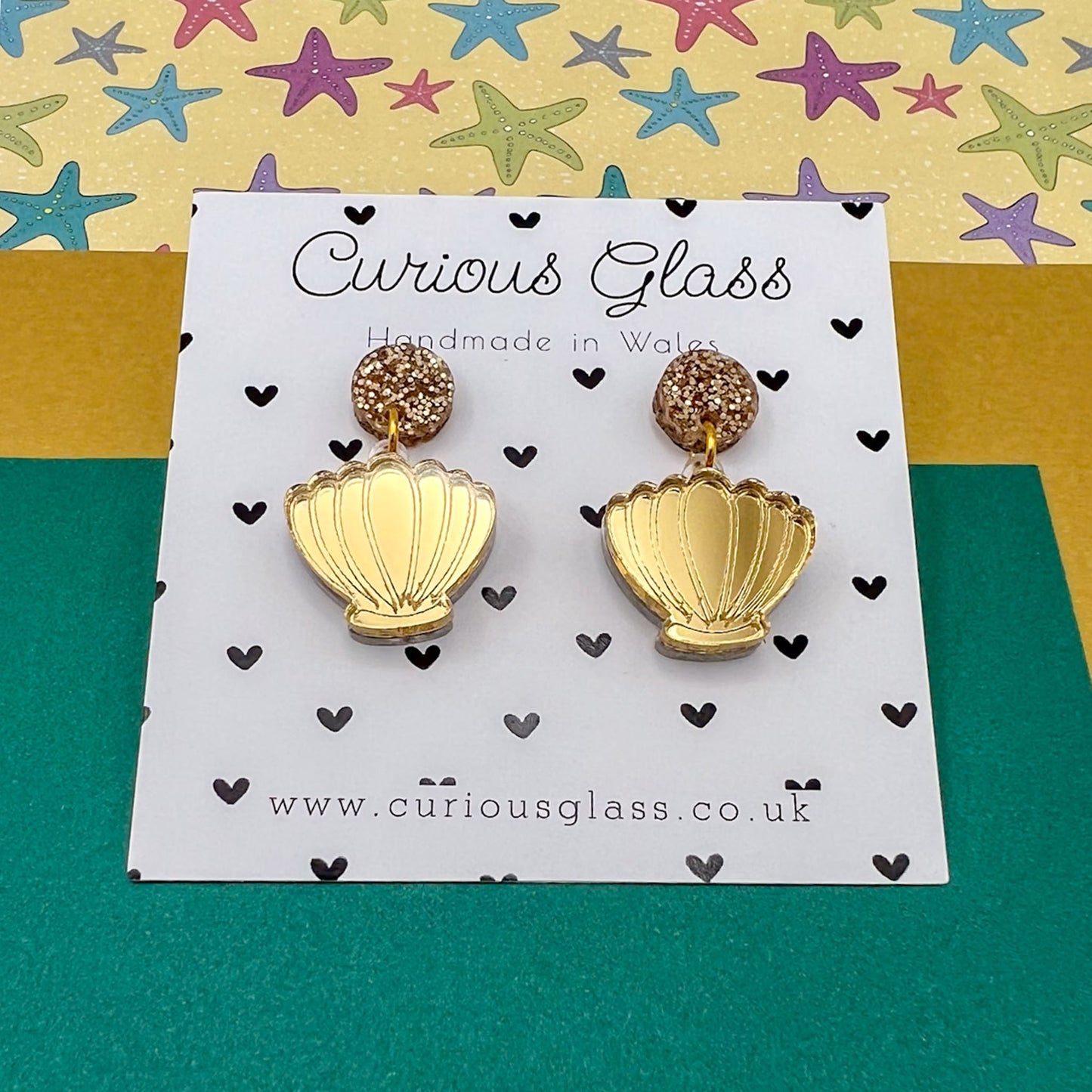 Shell Acrylic Earrings