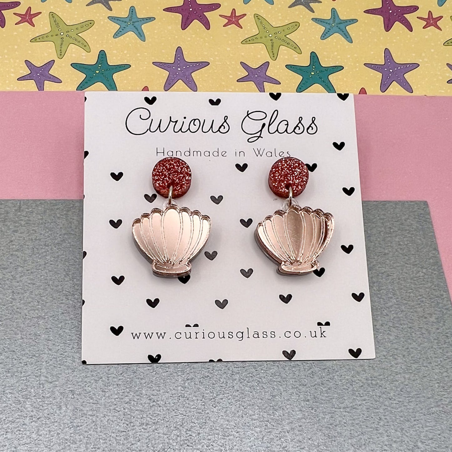 Shell Acrylic Earrings