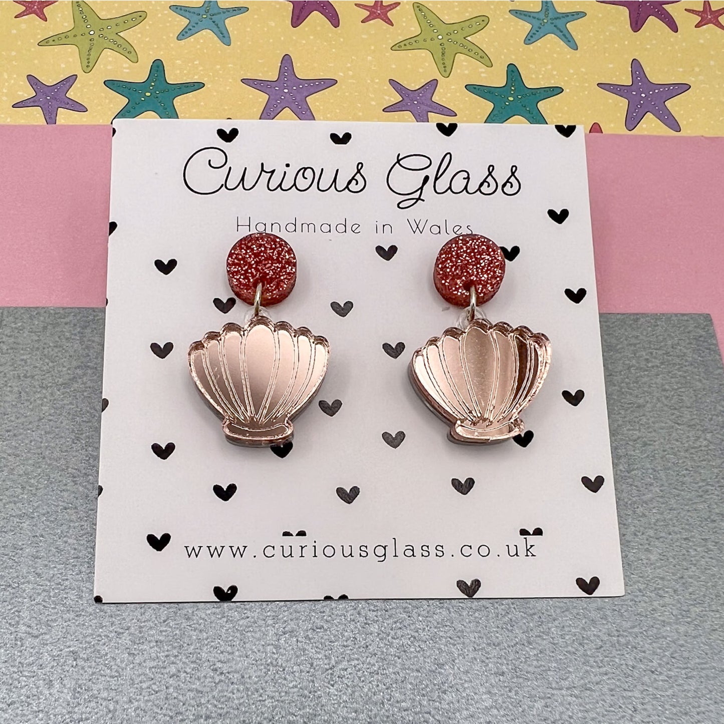 Shell Acrylic Earrings