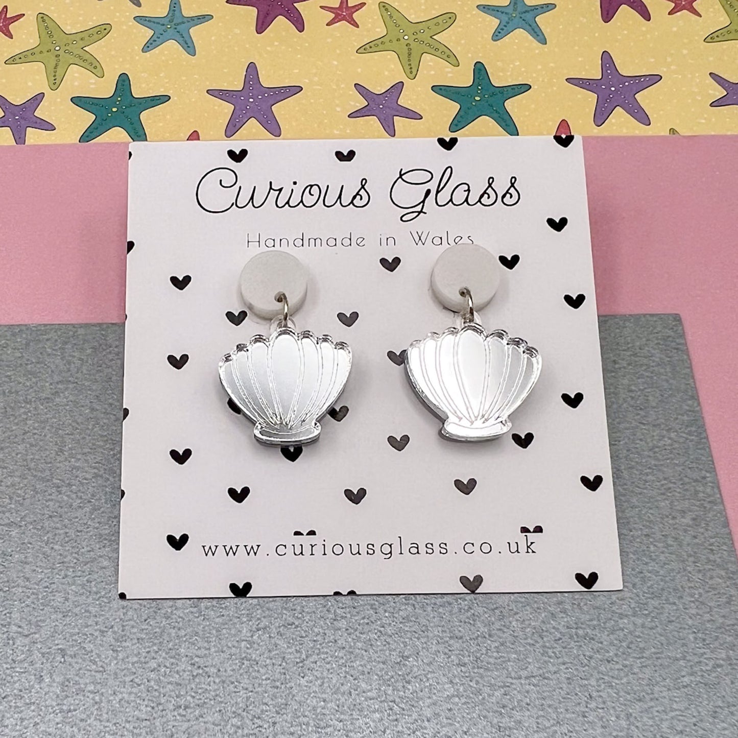 Shell Acrylic Earrings