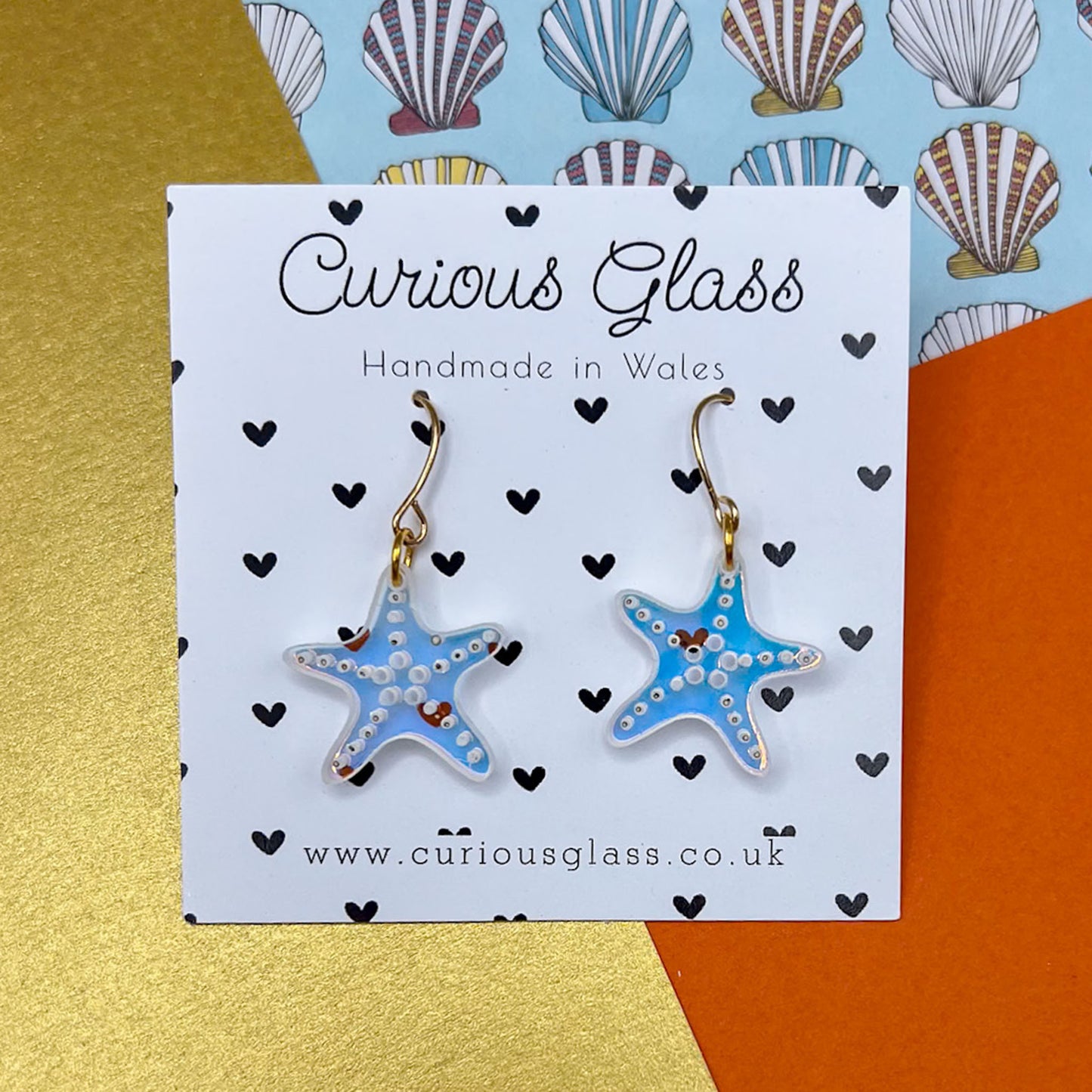 Seahorses & Starfish Acrylic Earrings